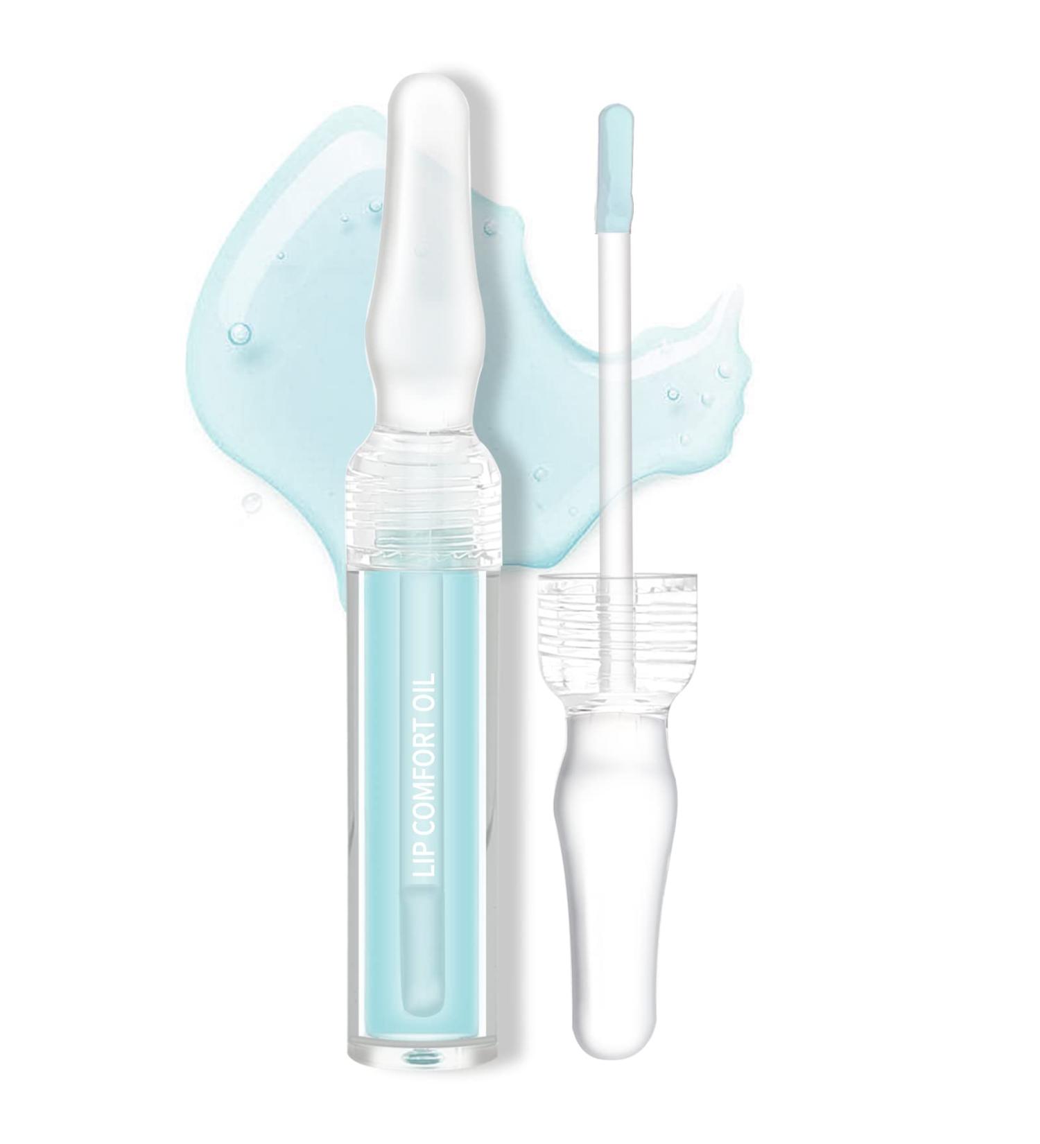 Boobeen Hydrating Lip Oil Gloss - Volumizing Plumping Lip Gel for Subtle Shine and Moisture - Lightweight Clear Lip Gloss with Green Tint - Buy Online on GoSupps.com