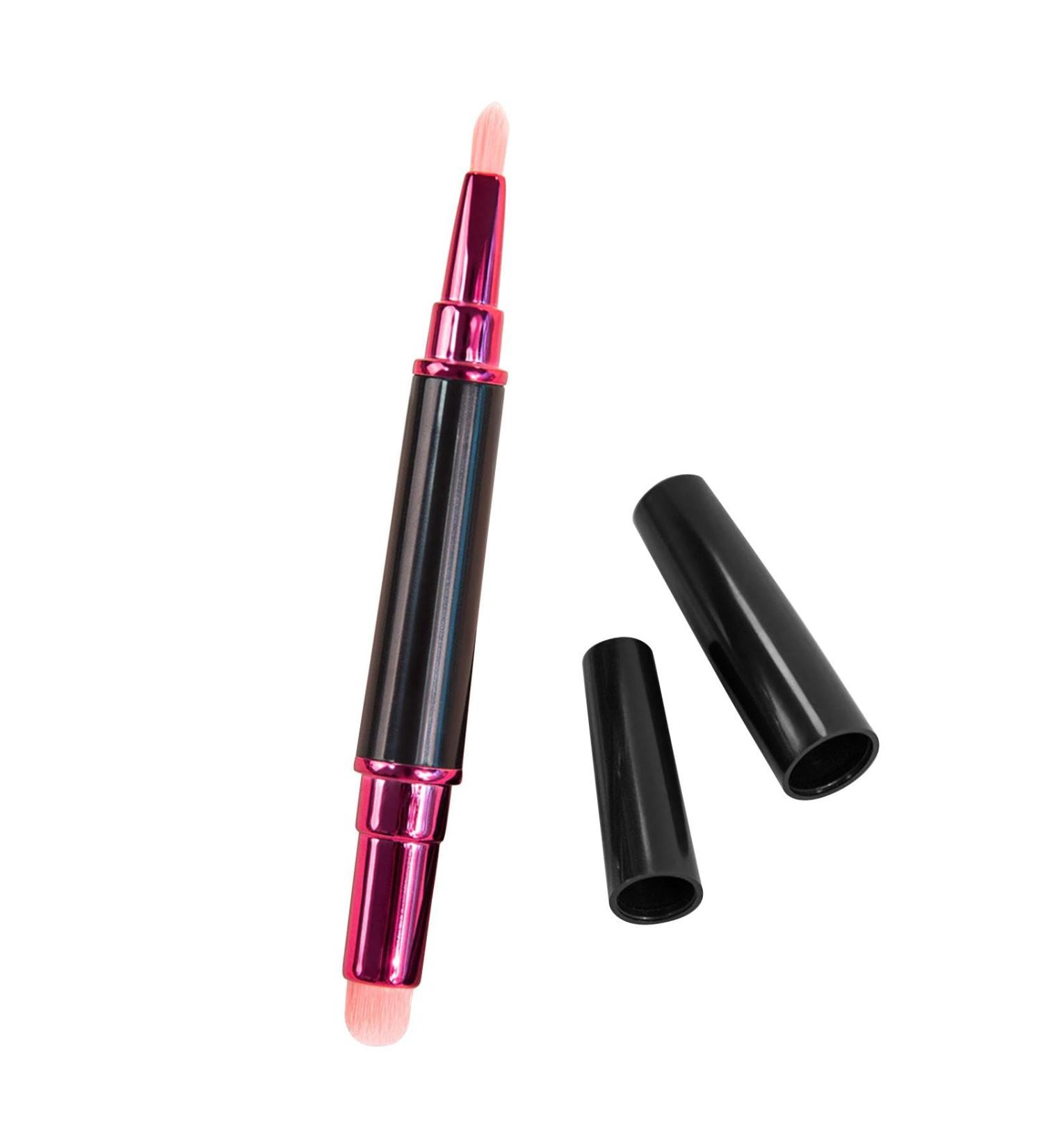 Lipstick Blending Brush Head Makeup Brush Portable Lip Brush Makeup Brush For Lipstick Application Lipstick Brush With Protective Round And Flat Head Makeup Brush - Buy Online on GoSupps.com