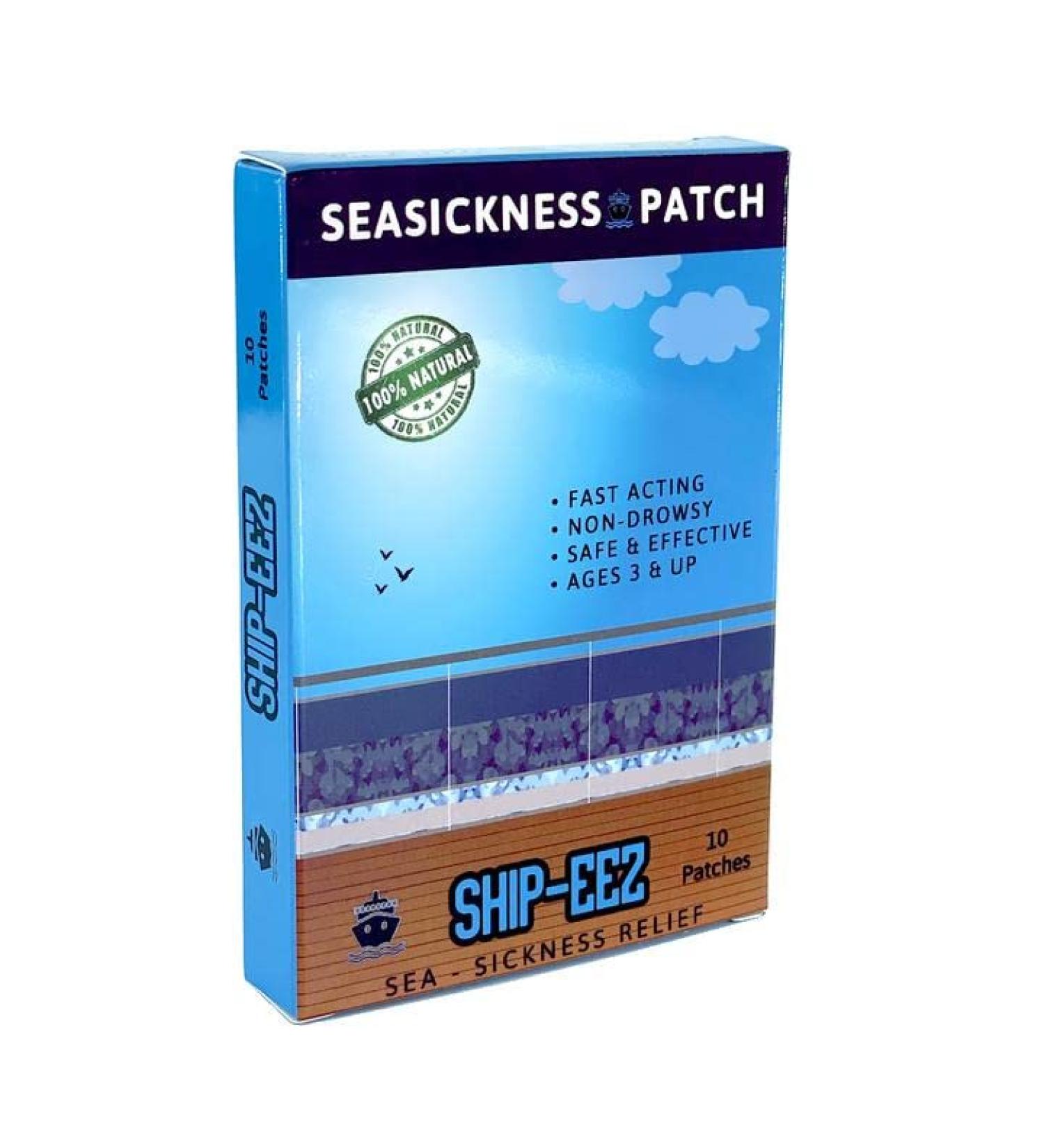 Ship-EEZ Sea Sickness Patch for Cruisers | Effective Relief for Nautical Adventures - Buy Online on GoSupps.com