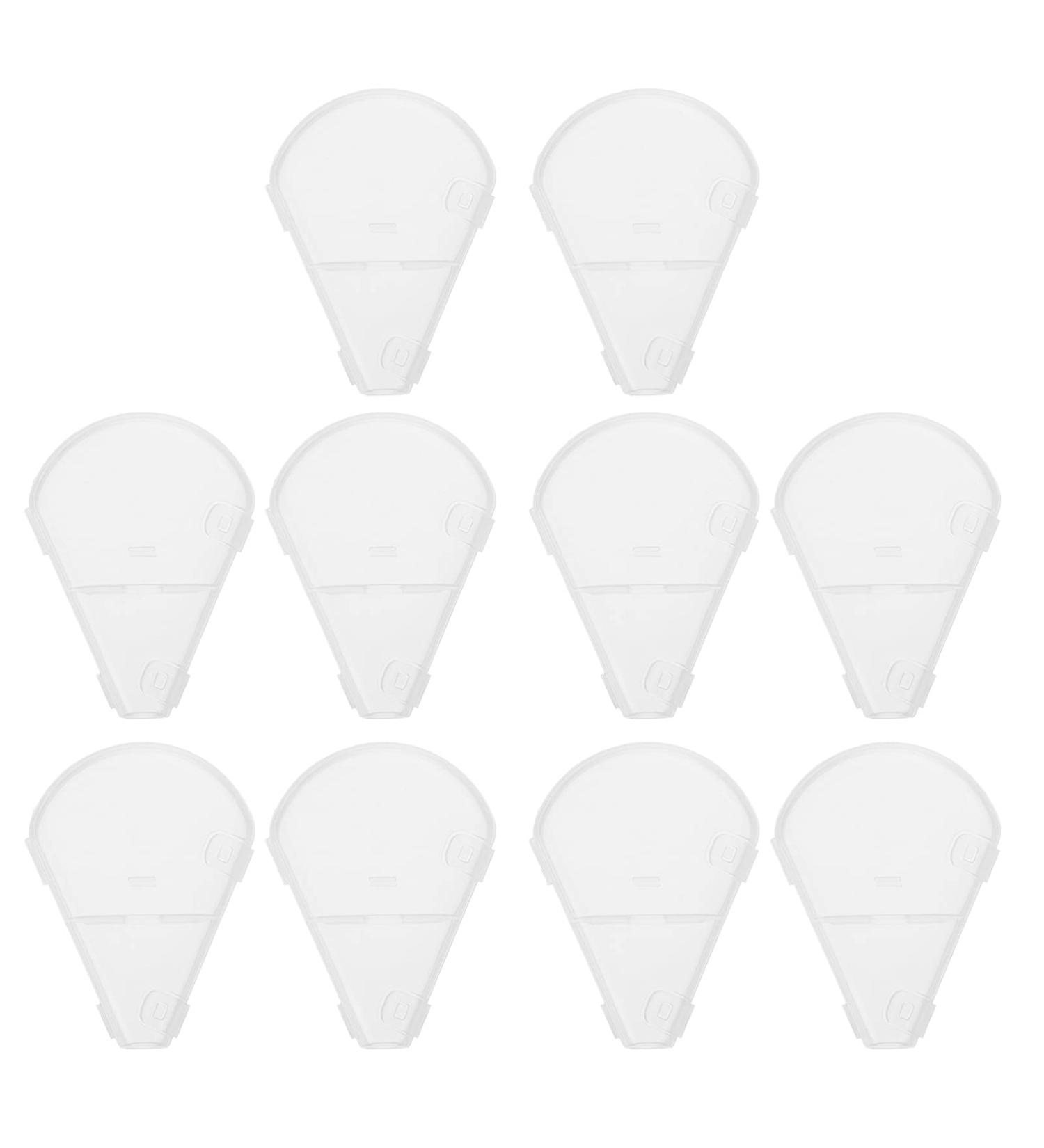 Lurrose 10pcs PVC Makeup Brush Covers | Durable & Stylish Protection for Your Brushes - Ideal for Travel & Storage - Buy Online on GoSupps.com