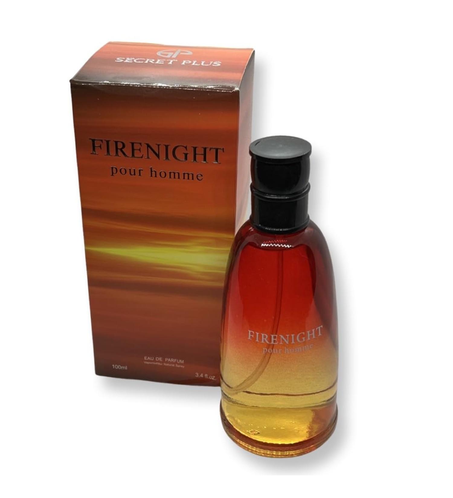 Secret Plus FIRENIGHT pour homme - 3.4 Fl Oz - Notes: Cedar Orange and Sandalwood