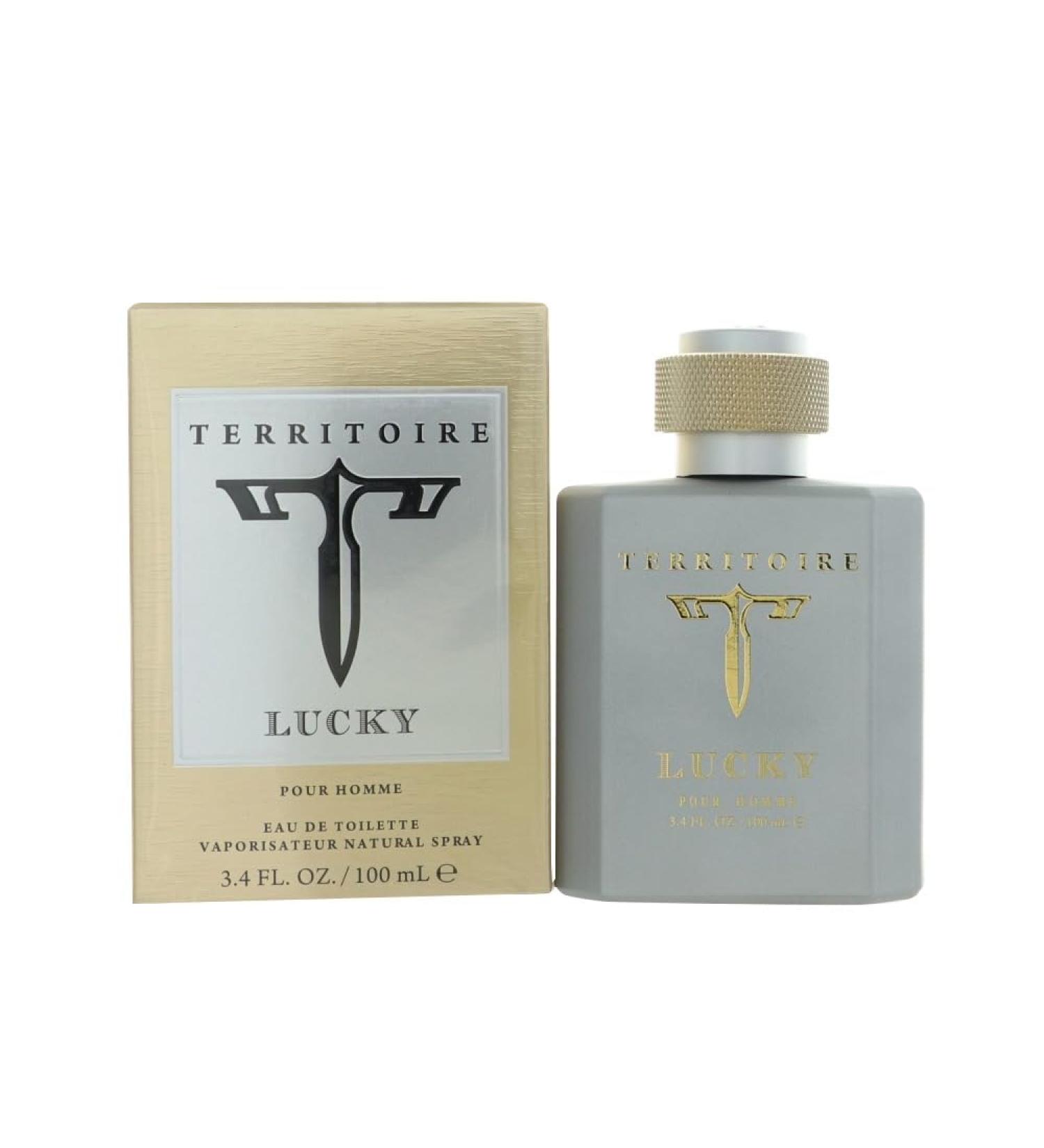 TERRITOIRE Lucky 3.4 Oz Eau De Toilette Spray | Fragrance For Men