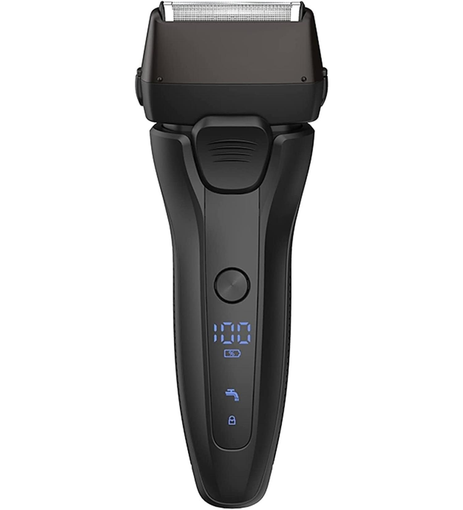 Men's Electric Foil Shaver - Rechargeable Wet & Dry Razor with Pop-up Trimmer for Precision Grooming | International Shipping Available - Buy Online on GoSupps.com