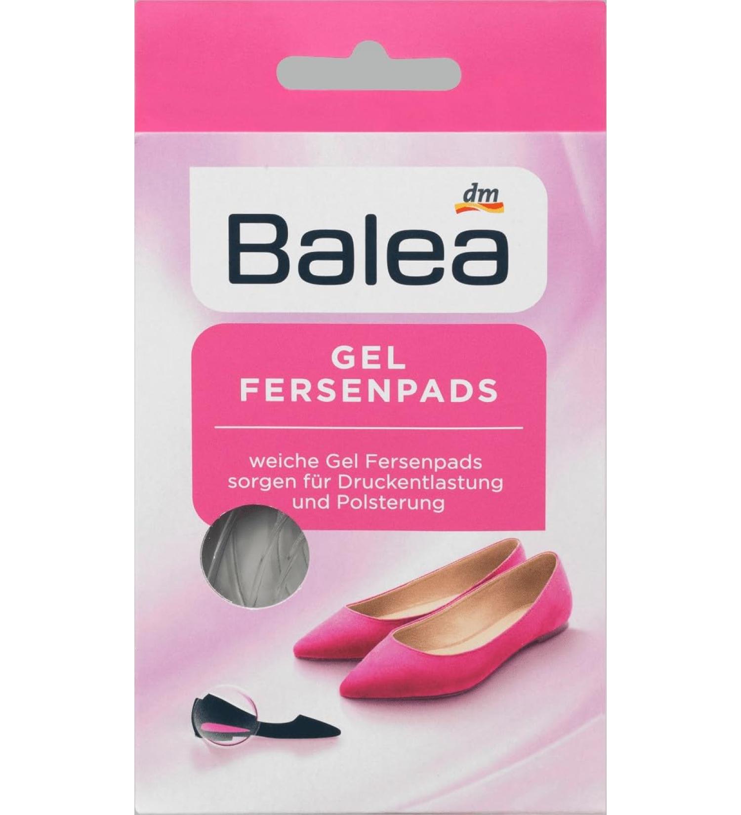 Balea Heel Gel Pads - Pressure Point Protection | 2 Pieces for Ultimate Comfort | International Shipping Available - Buy Online on GoSupps.com