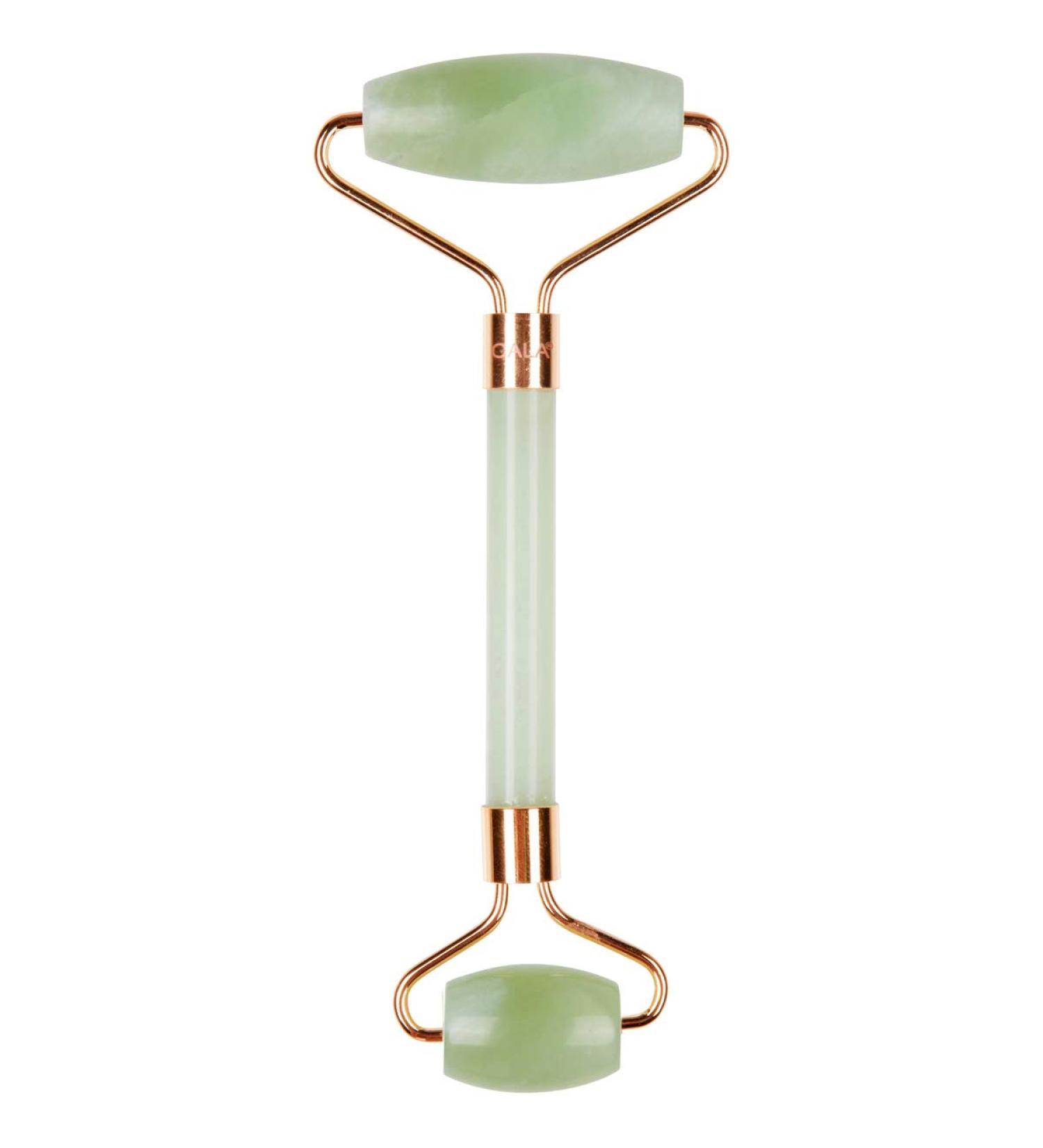 Cala Jade Facial Roller with Rose Gold Detail