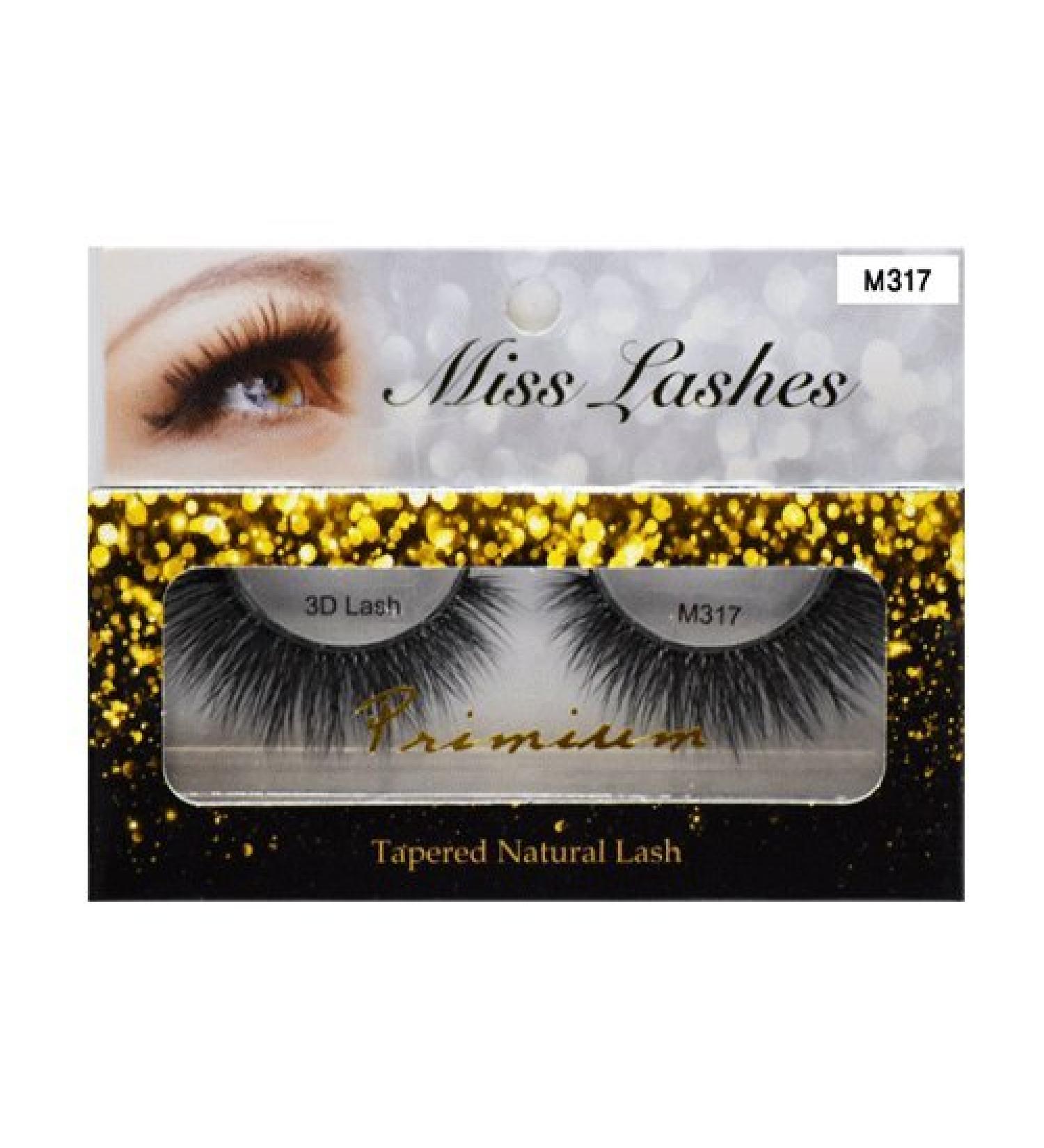 4 Pairs Miss Lash 100% Handmade Tapered 3D Volume Lash M317 - Premium Quality Eyelashes - Buy Online on GoSupps.com
