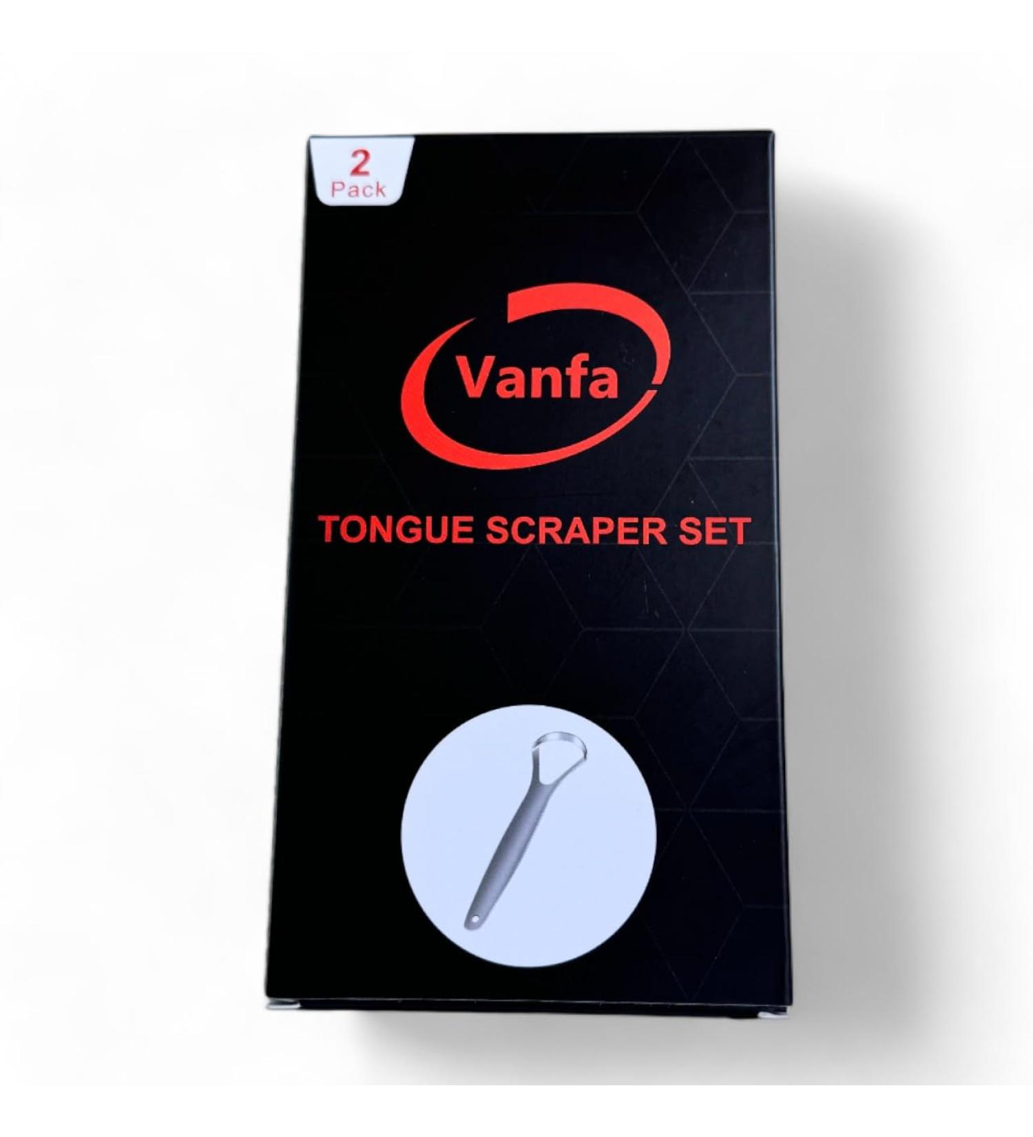 Stainless Steel Tongue Scraper Set for Adults - 2-Pack Cases Reduce Bad Breath & Enhance Oral Hygiene - Easy-to-Use Tongue Cleaner #79019 - Buy Online on GoSupps.com