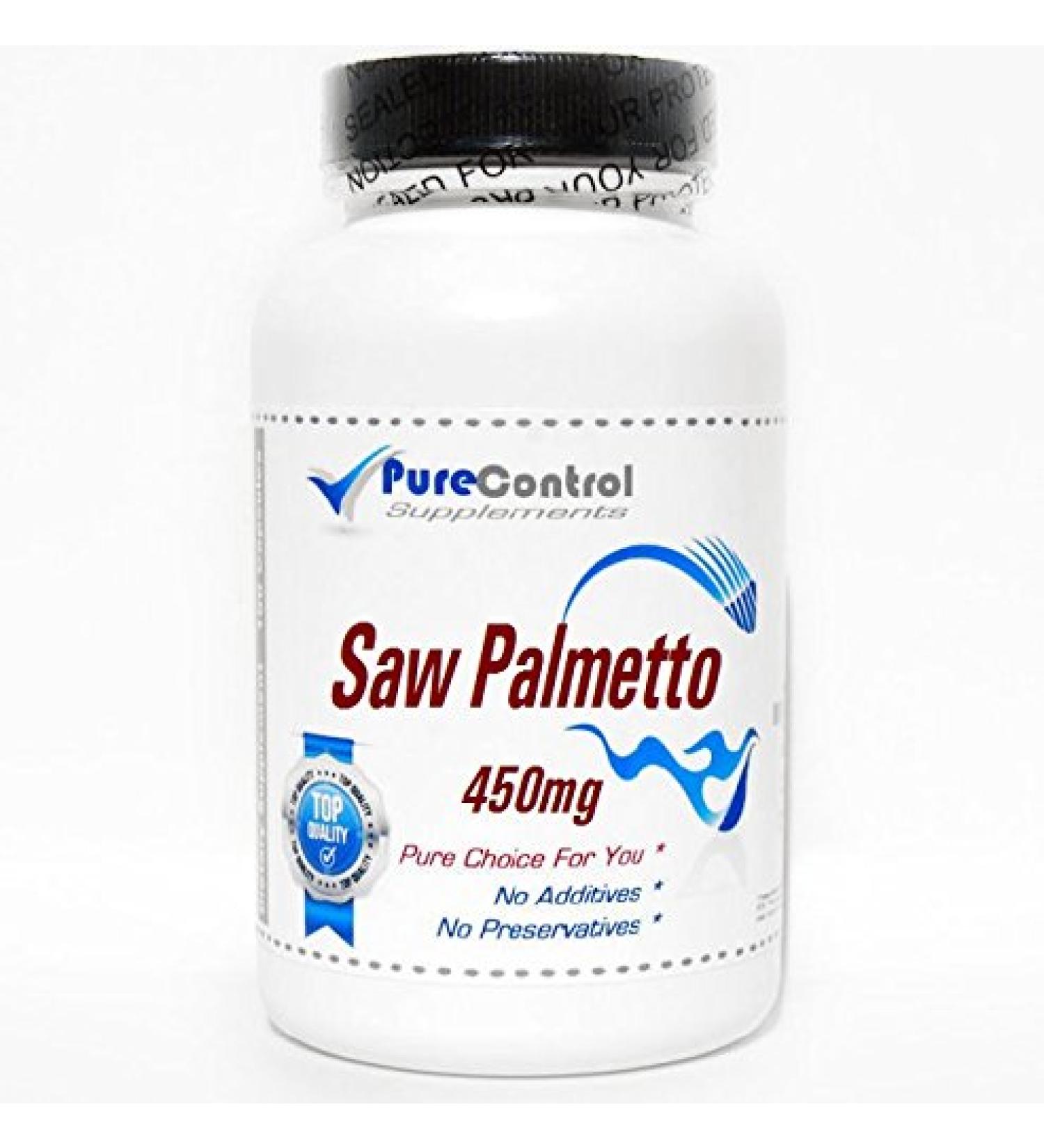 Saw Palmetto 450mg // 100 Capsules // Pure // by PureControl Supplements