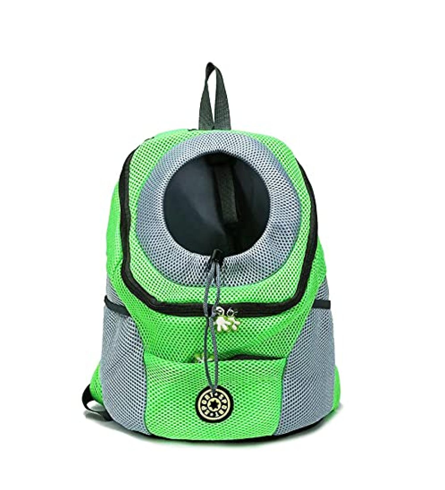 SWZEC Hundeliebling Dog Backpack (M Green) - Stylish & Durable Pet Carrier for Travel - Shop Internationally - Buy Online on GoSupps.com