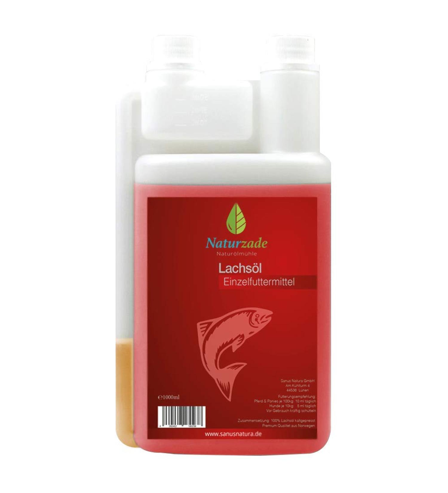 Naturzade Salmon Oil - Horse / Dog Food - 1 Litre - Buy Online on GoSupps.com