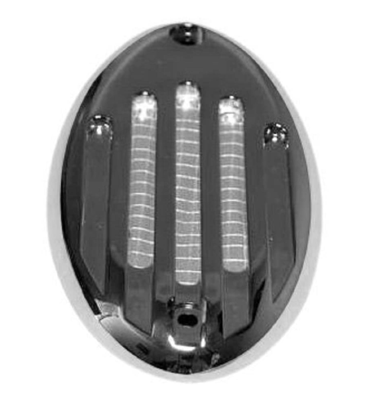 Marinco 11226 Chrome Plated Screw-In Grill for 11079 and 11098, OEM