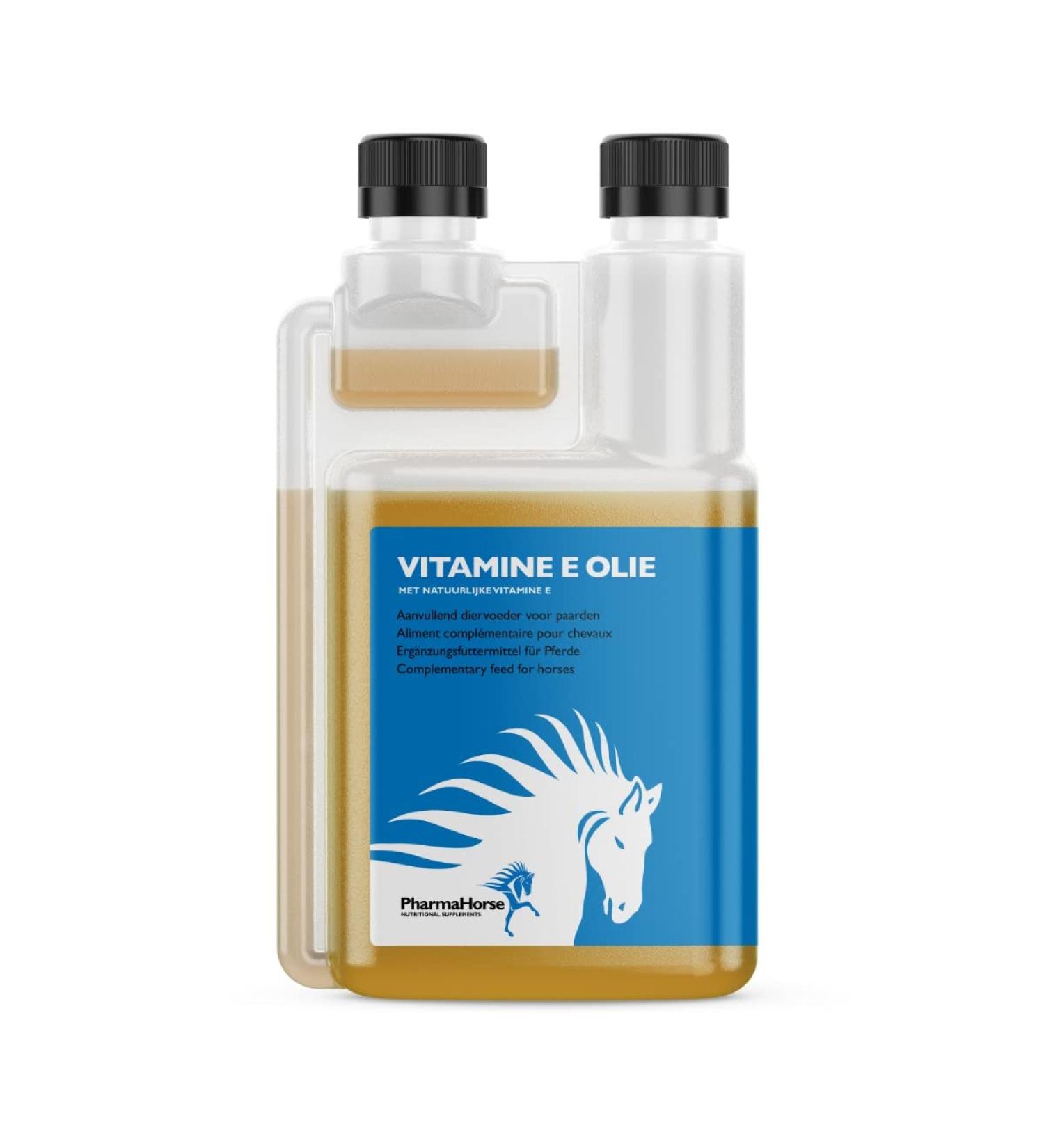PharmaHorse Natural Vitamin E Oil | 100% Doping-Free Antioxidant | High Dosage 1L | Premium Equestrian Care - Buy Online on GoSupps.com
