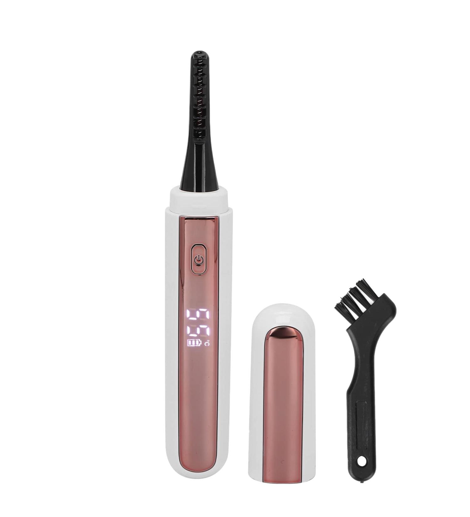 Verdant Touch Eyelash Curling Brush Electric Eyelash Curler USB Rechargeable Heated Perm with 4 Level Temp LCD Display for Women - Buy Online on GoSupps.com