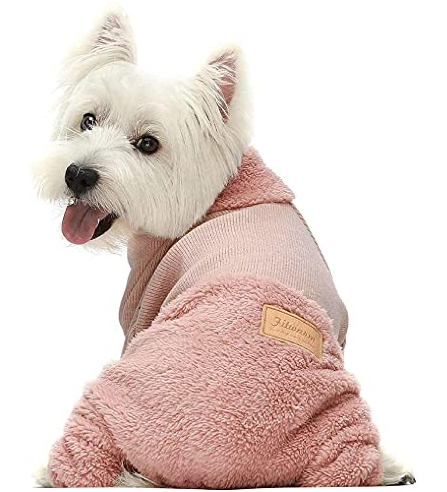 Fitwarm Turtleneck Knitted Dog Clothes Winter Outfits - Medium Pink - Buy Online on GoSupps.com