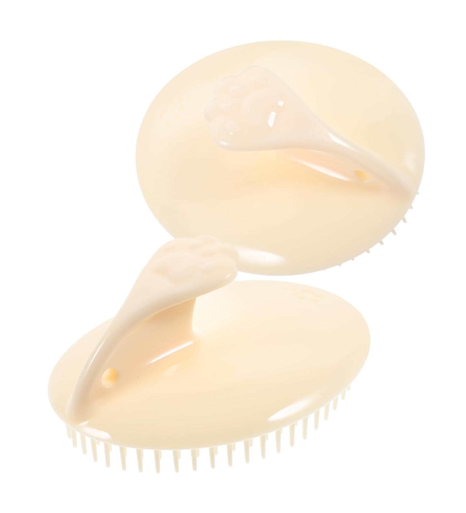Collbath 2-Piece Silicone Hair Brush & Scalp Massager - Peeling Shampoo & Hair Care Device for Ultimate Scalp Relaxation - Buy Online on GoSupps.com