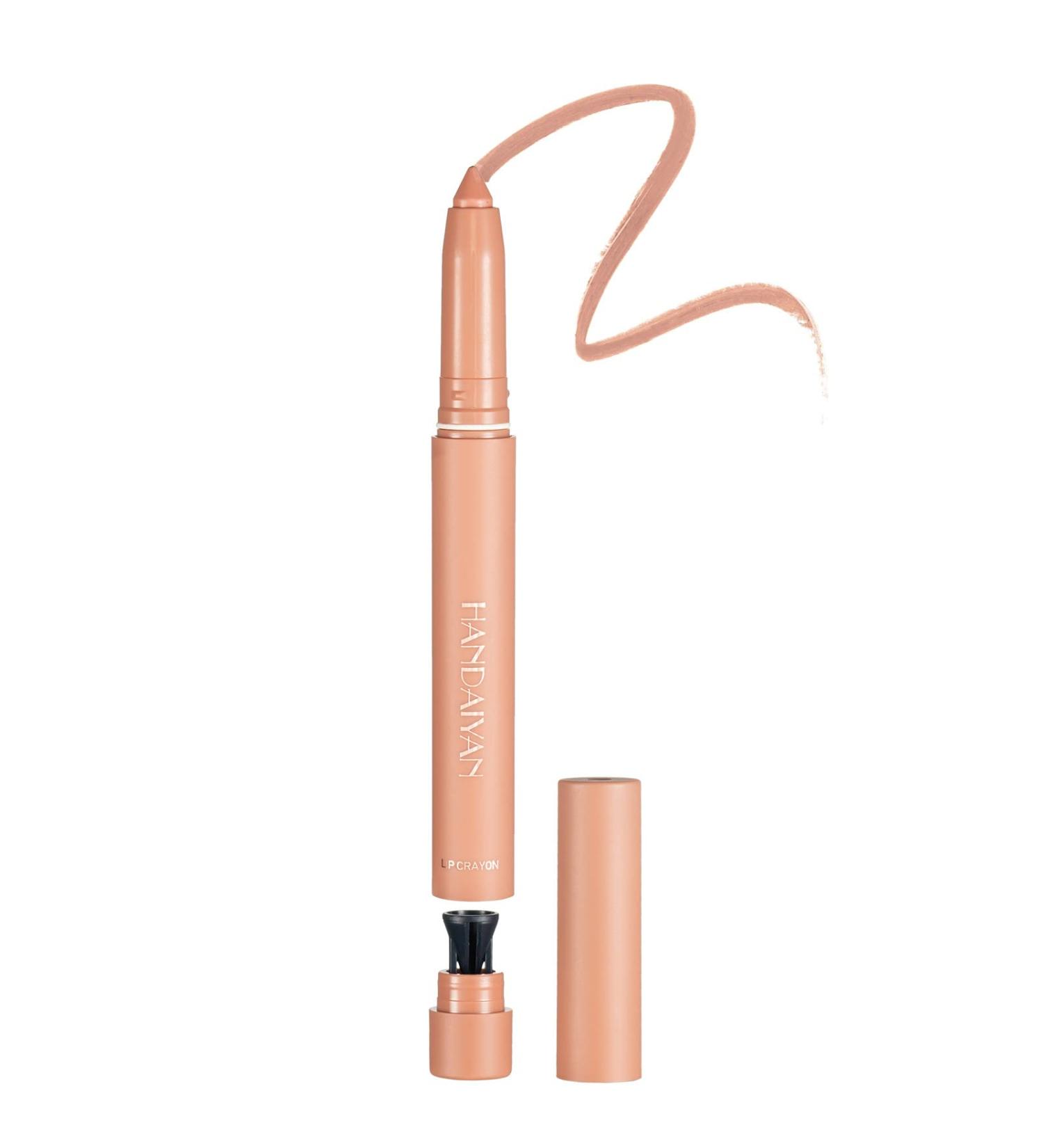  Cbincn Matte Velvet Pencil Lipstick Long Lasting Non Fading Lip Liner Lipstick Matte Light Crayon Lipstick with Built-in Sharpener Rotary Cut Dual Purpose - Buy Online on GoSupps.com