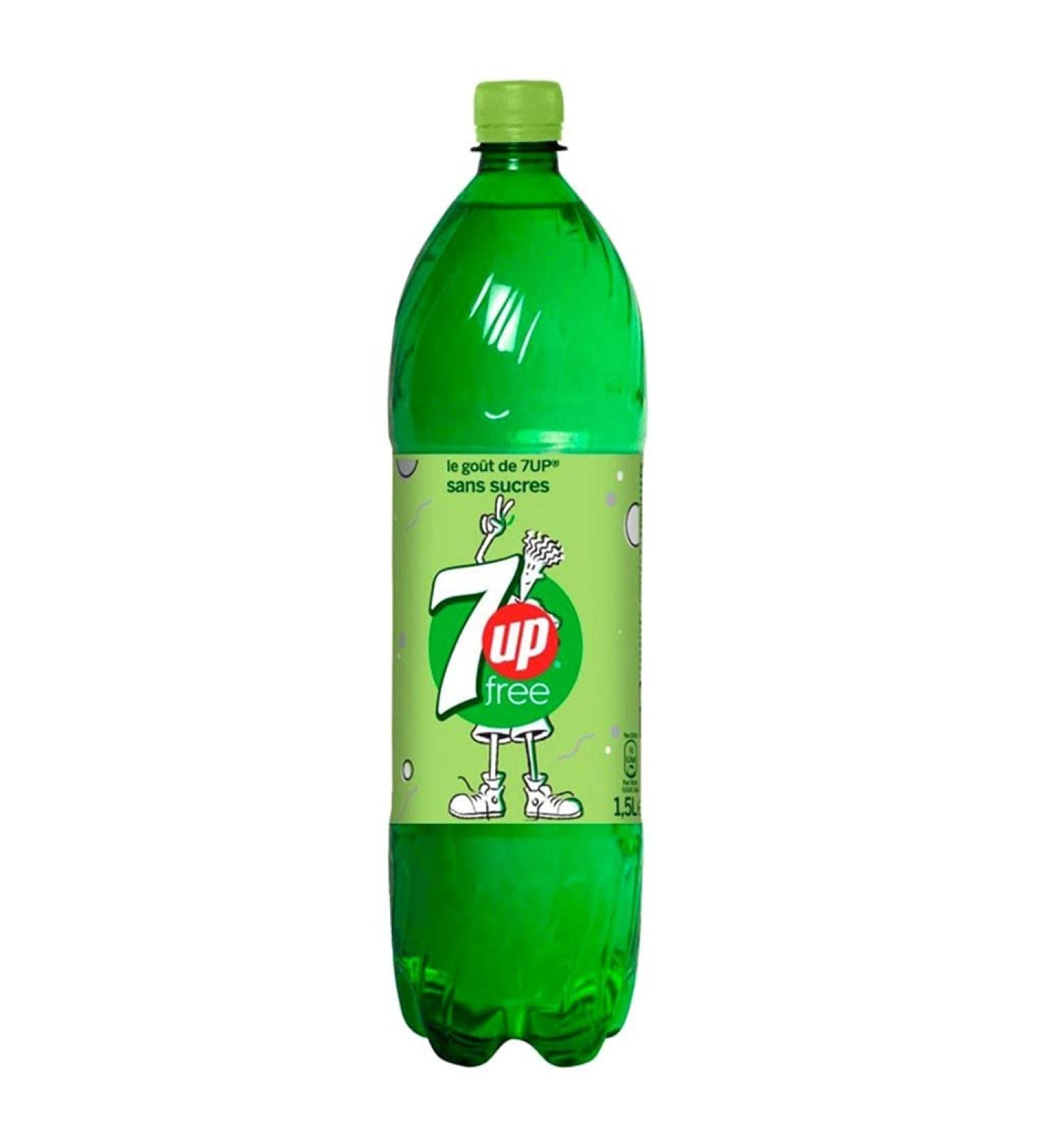 7up Free Sans Sucres 1,5L (lot de 12)