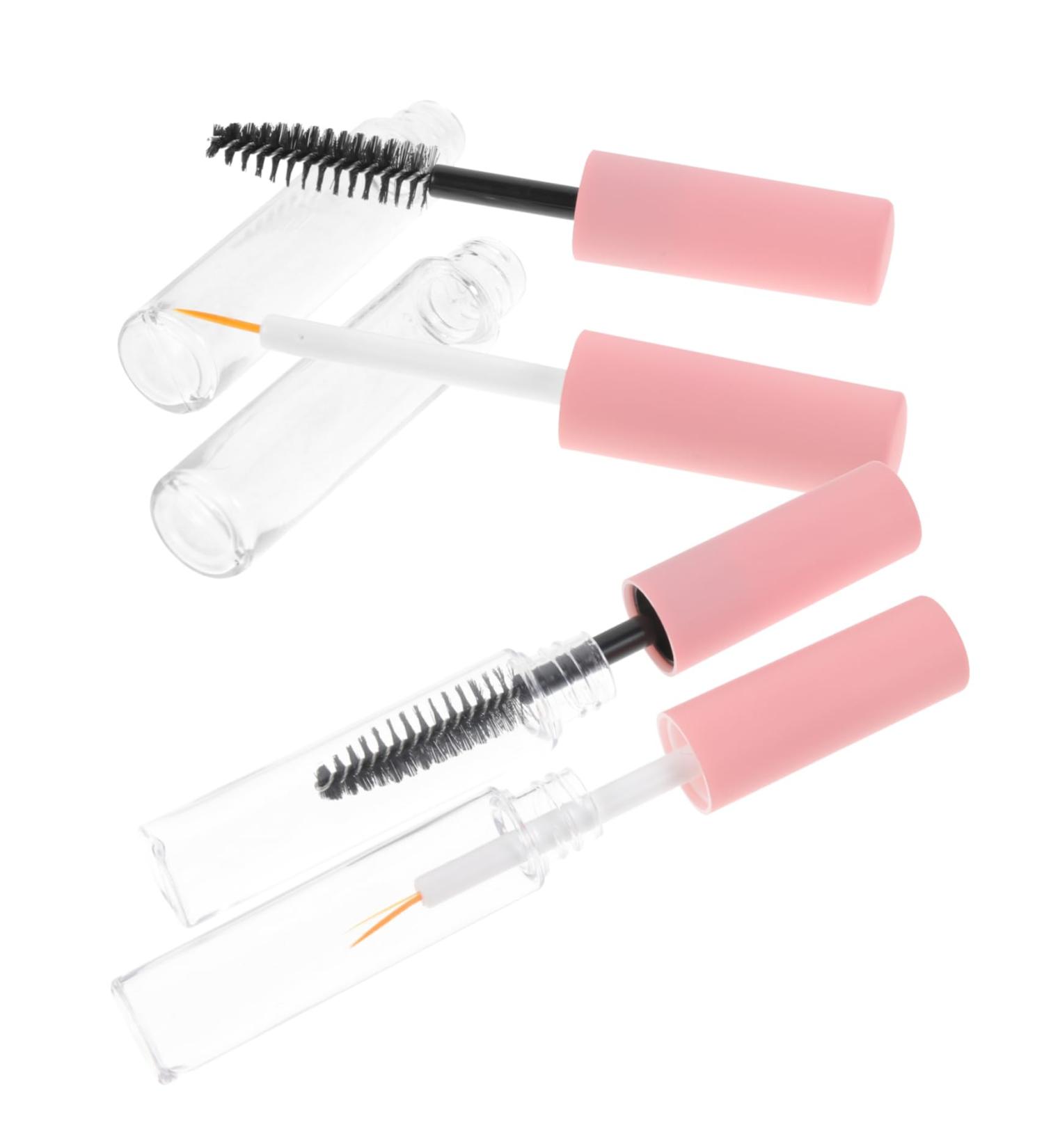 NOLITOY 4pcs Eyeliner Stick Mascara Bottle Clear Mascara for Eyelashes Empty Mascara Vial Gloss The Pet 1 g (Pack of 1) Pink - Buy Online on GoSupps.com