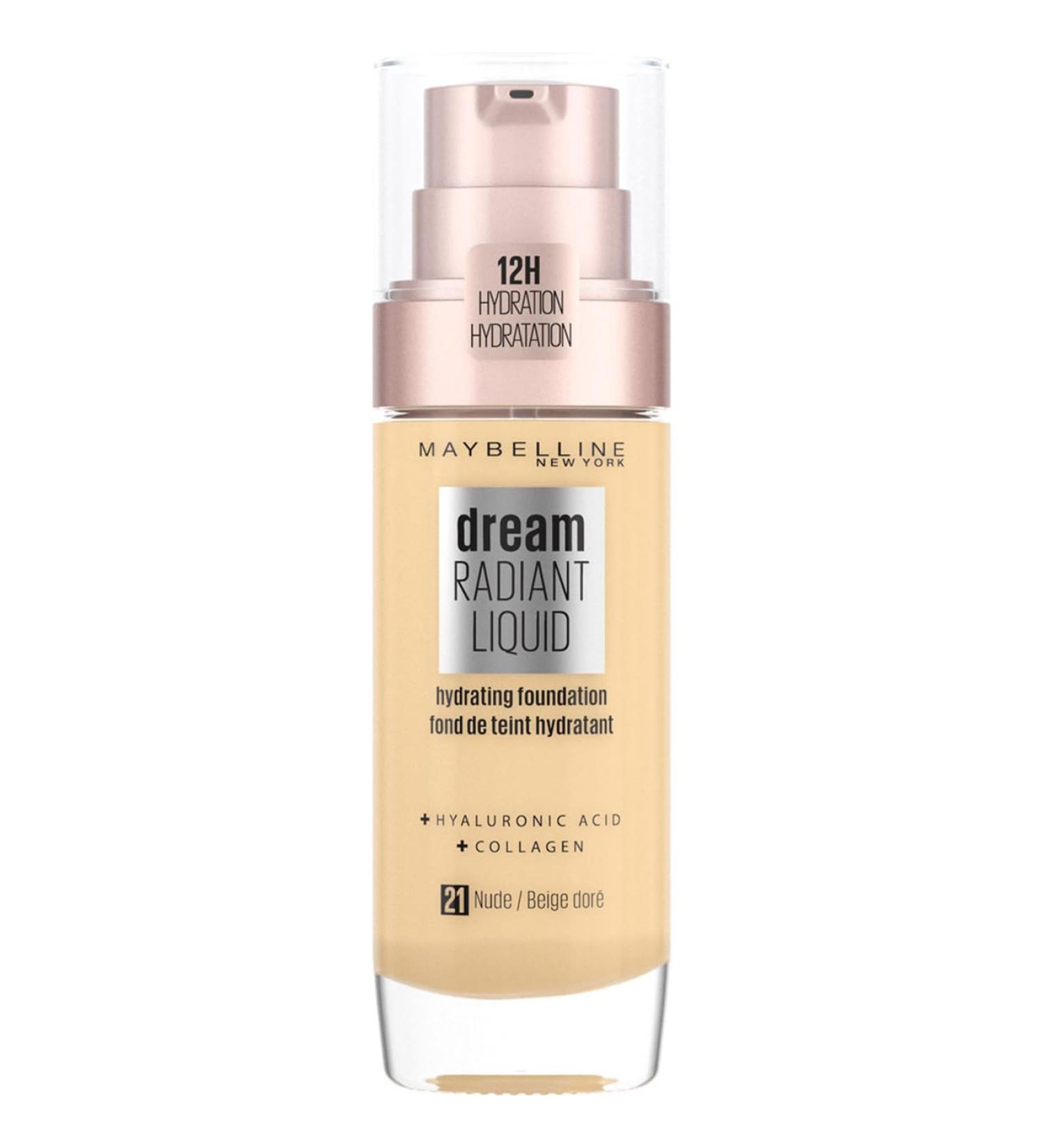 Gemey Maybelline Liquid Satin Dream Foundation 21 Nude - Buy Online on GoSupps.com