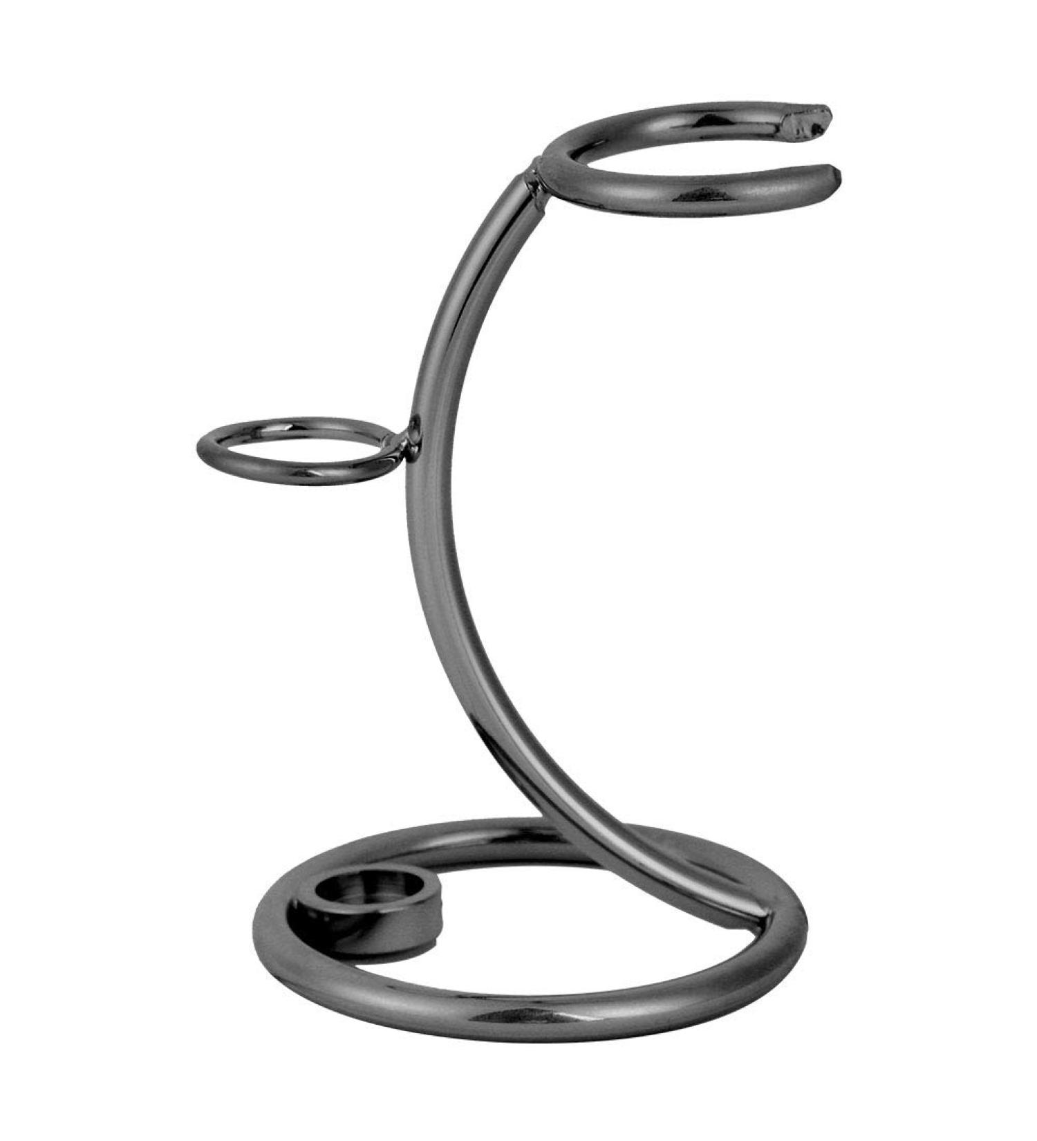 Tmtop Men Shaving Tool Holder - Gun-Color Beard Shaver Razor Brush Stand Rack for Stylish Grooming - Buy Online on GoSupps.com