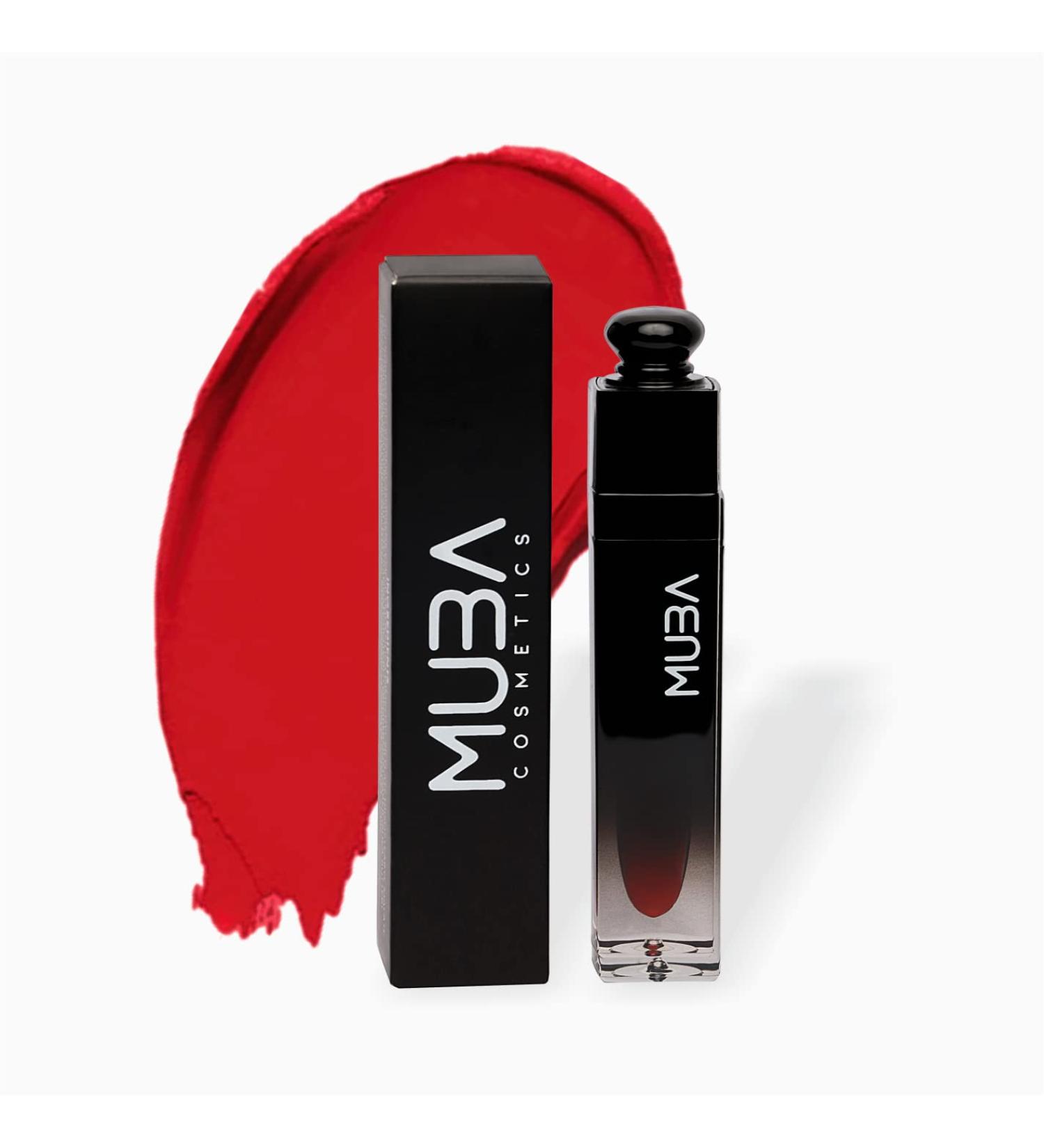 MUBA COSMETICS Liquid Lipstick - Waterproof, Long Lasting & High-Pigment Lip Makeup - Perfect Gift for Women - Buy Online on GoSupps.com