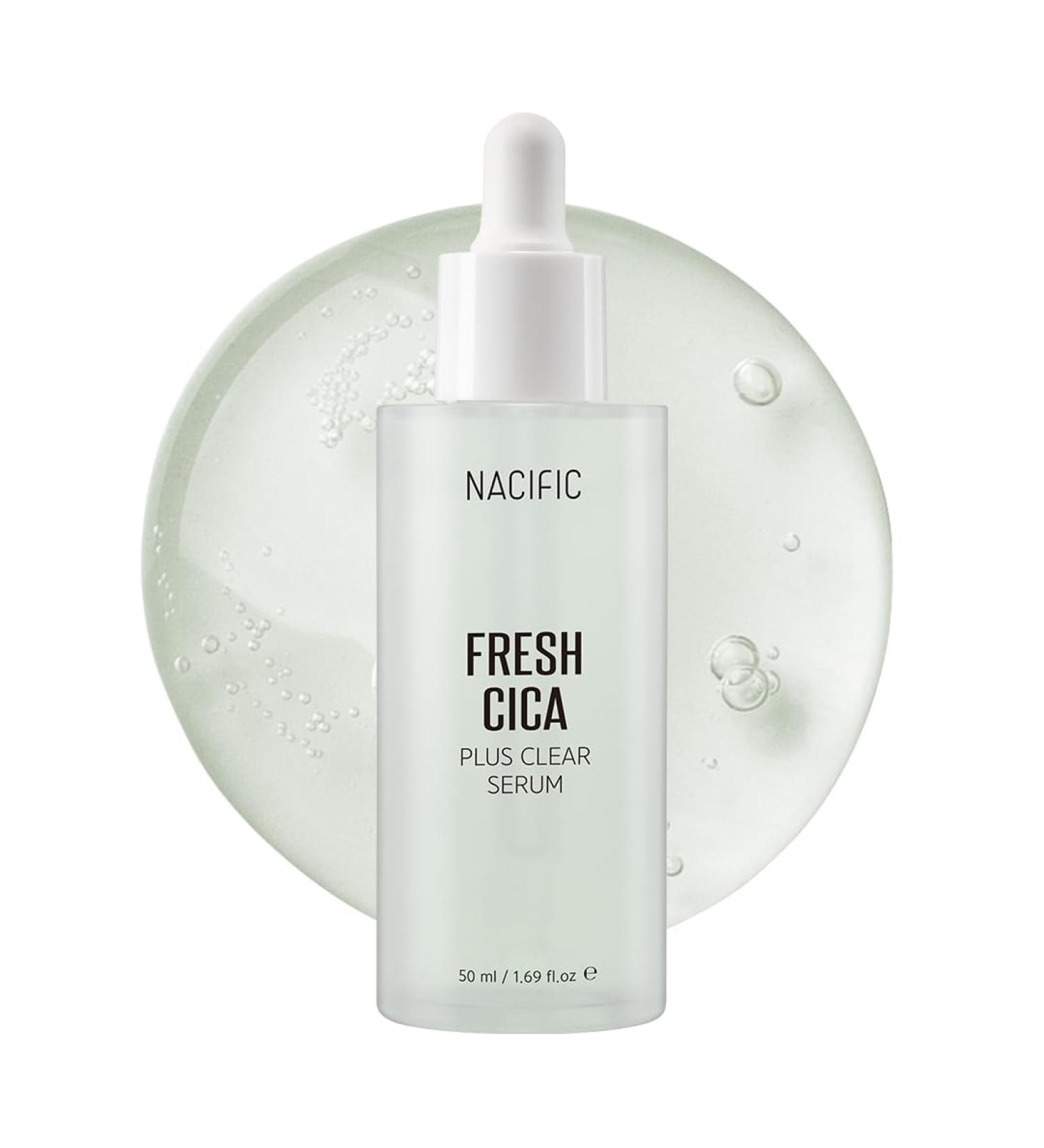 NACIFIC Fresh Cica Plus Clear Serum - 50ml | Centella Asiatica Calming & Hydrating - Korean Skincare for All Skin Types - Buy Online on GoSupps.com