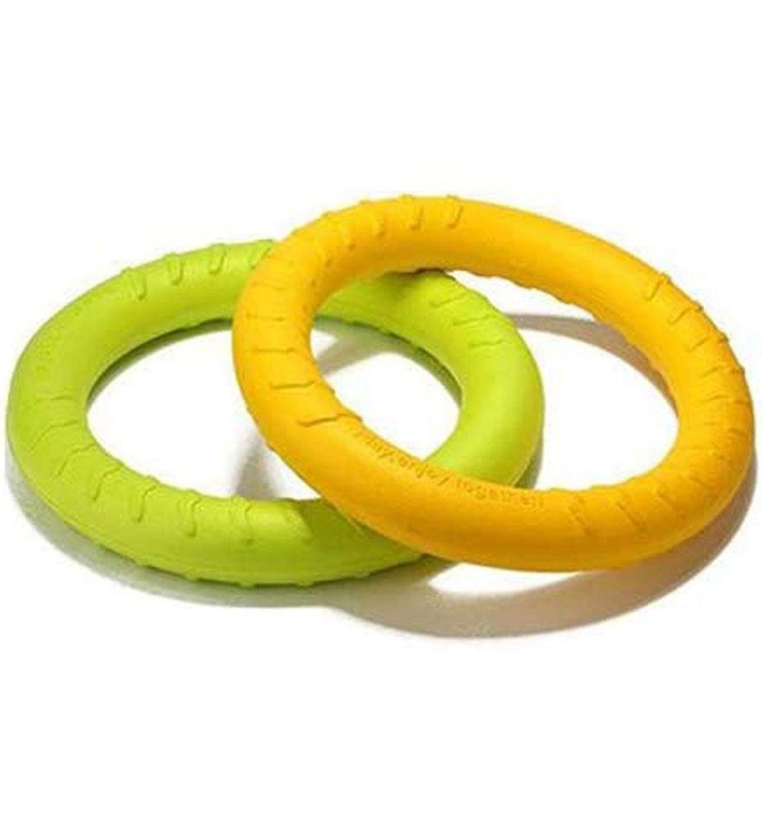 NA 2pcs Dog Toys Ring Outdoor Fitness Flying Discs Water Floating Dog Interactive Training Ring for Small Dog and Medium Dog - Buy Online on GoSupps.com