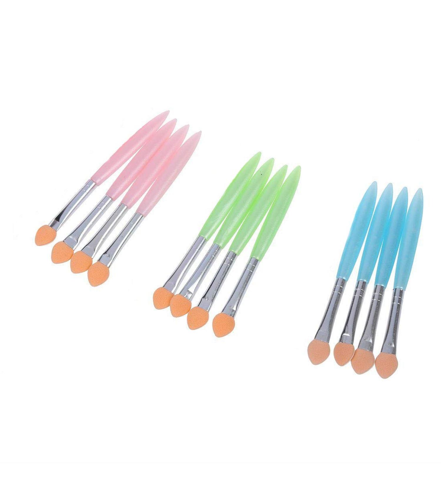 VNDEFUL 12 Pcs Assorted Color Eye Shadow Sponge Brushes - Makeup Applicators - Buy Online on GoSupps.com