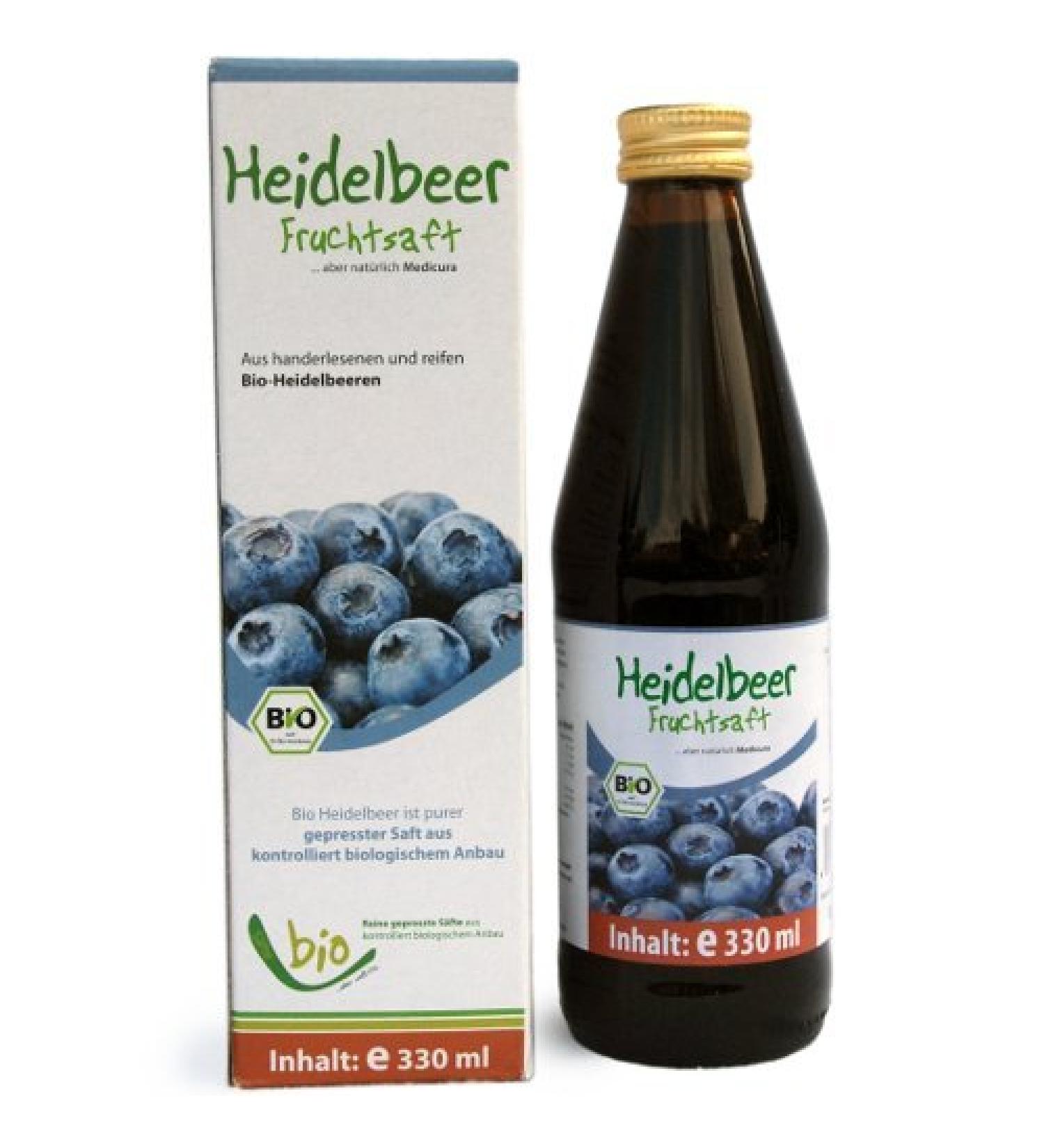 ASPER M HLE Organic Blueberry Juice - 100% - 330ml - 330ml