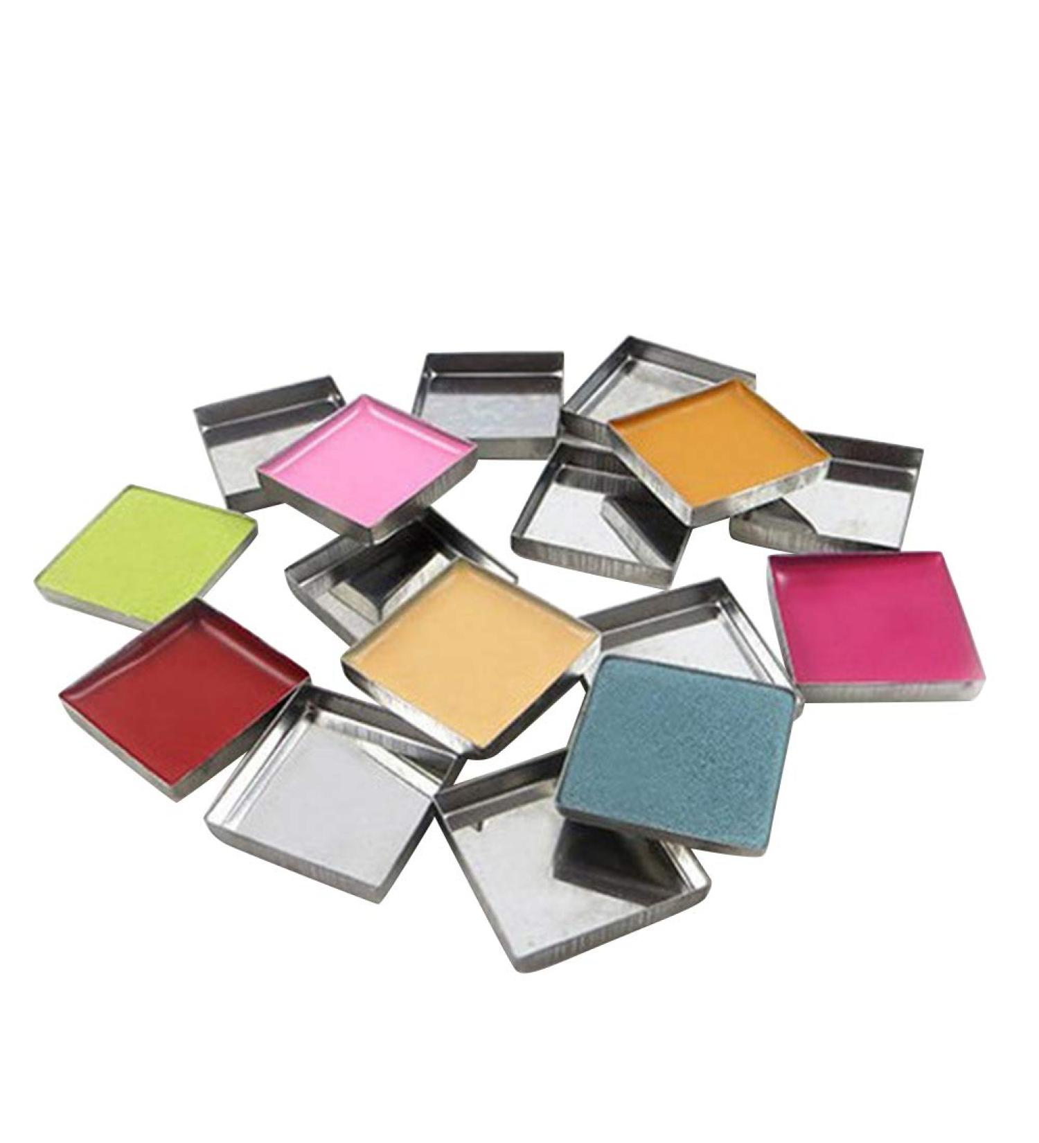56pcs Empty Eyeshadow Tin Pans for DIY Palettes | Iron Plates for Makeup - International Shipping Available - Buy Online on GoSupps.com