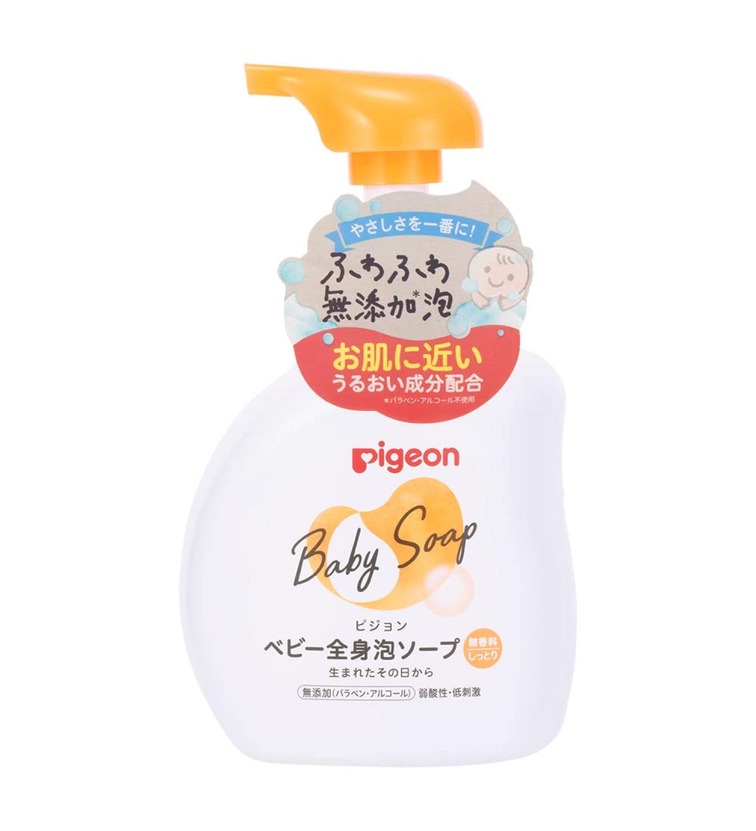  PIGEON Pigeon Baby Whole Foaming Body Soap 500ml Moist - Buy Online on GoSupps.com