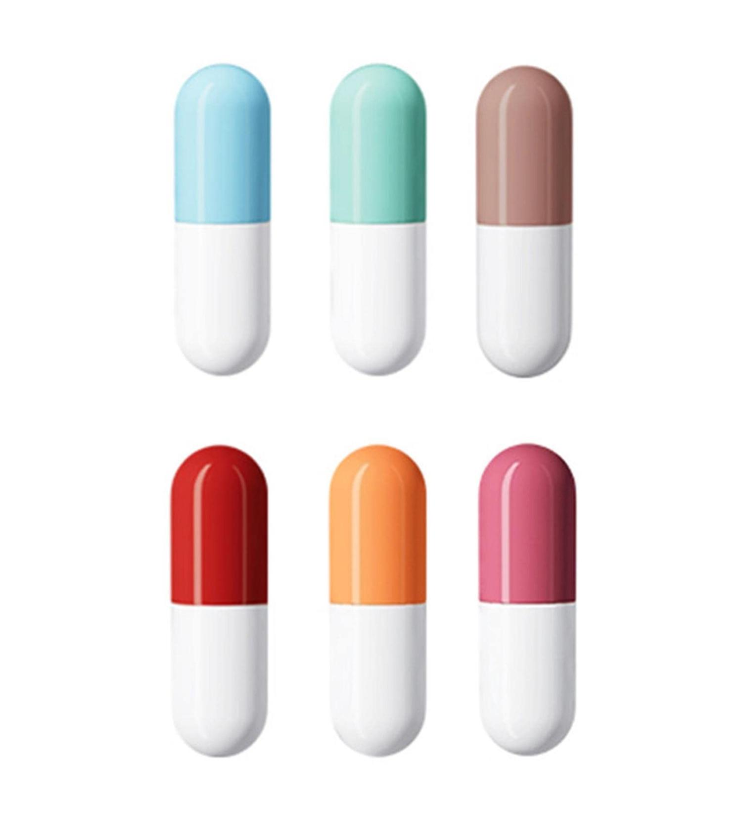  Jinmen Jinmen Mini E-Lipsticks - Mini E-Lipstick for Women Mini Lipstick Chalk Lipstick Lip Stain 24-Hour Waterproof Lipstick for Women - Buy Online on GoSupps.com