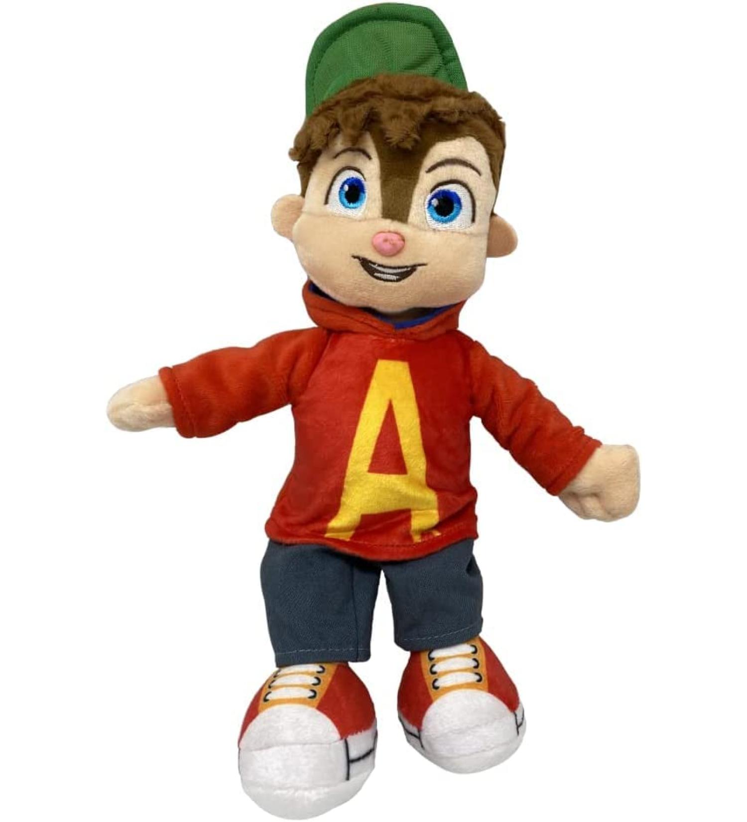 Plush ALVIN SUPERSTAR Squirrel - From Alvin and the Chipmunsk - Puppet 30 cm