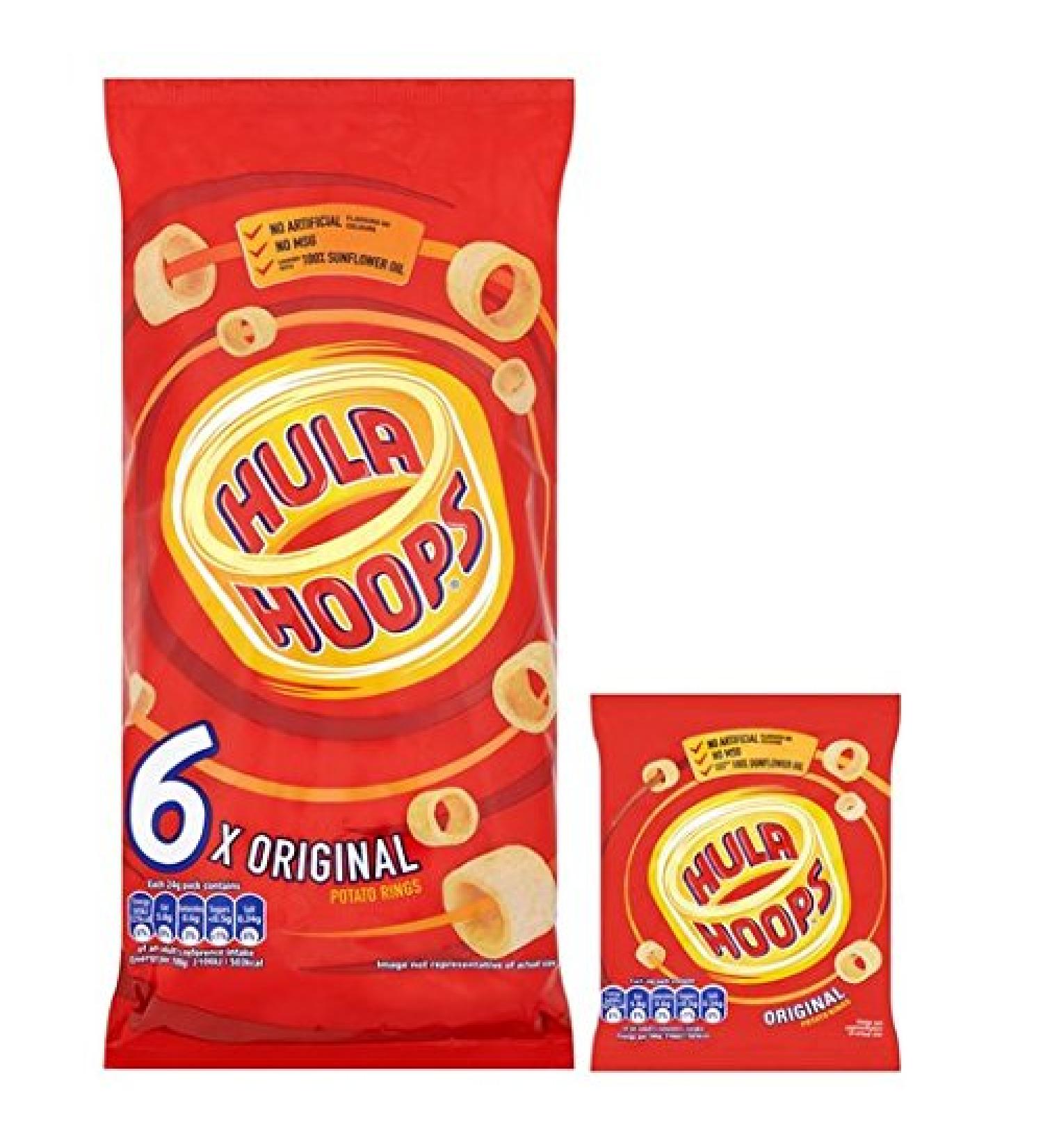 Hula Hoops Origine cerceaux 7 x 24g