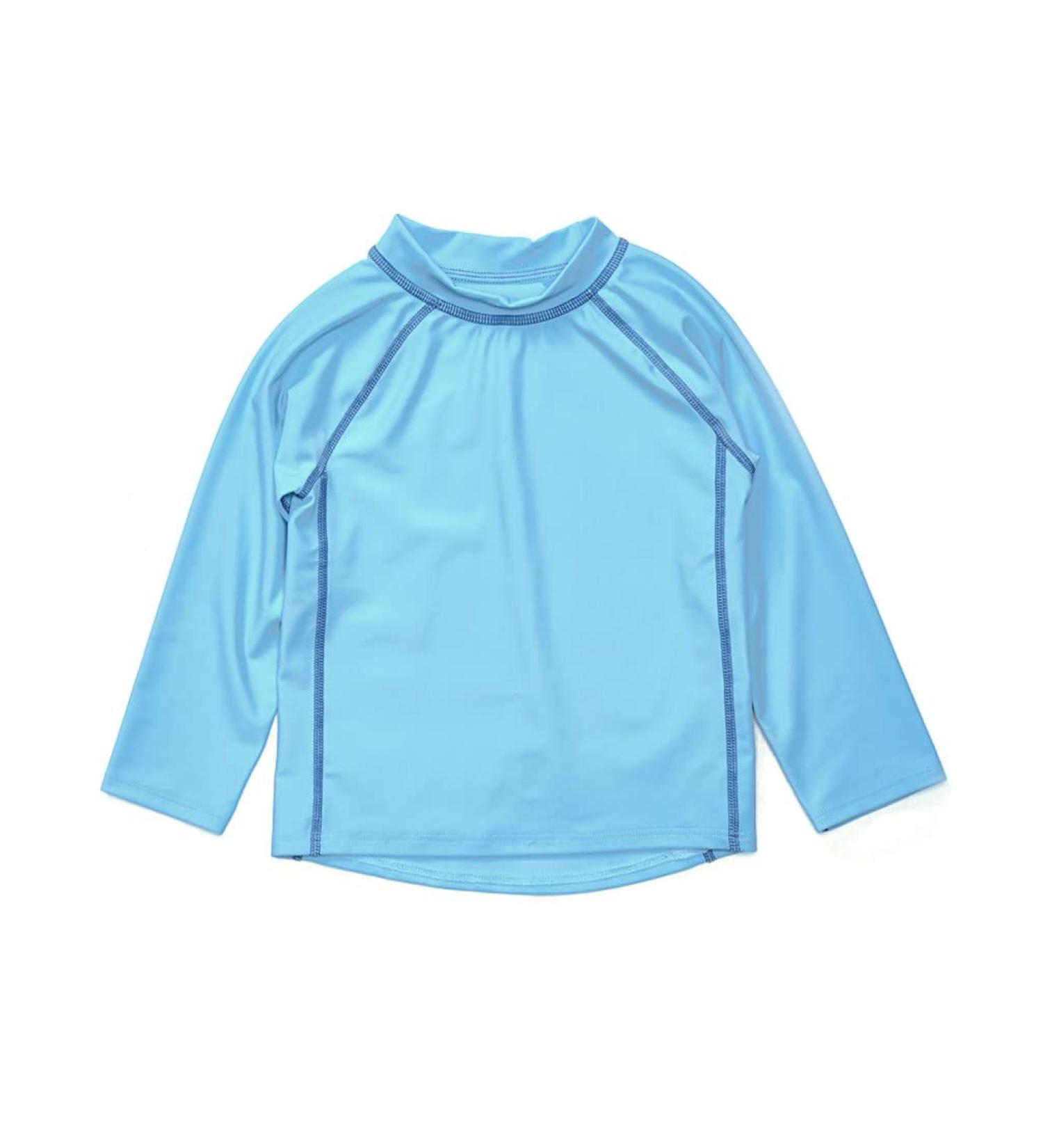 Leveret Long Sleeve Baby Boys Girls Rash Guard Sun Shirt UPF 50+ (12M-5T) Blue - Buy Online on GoSupps.com
