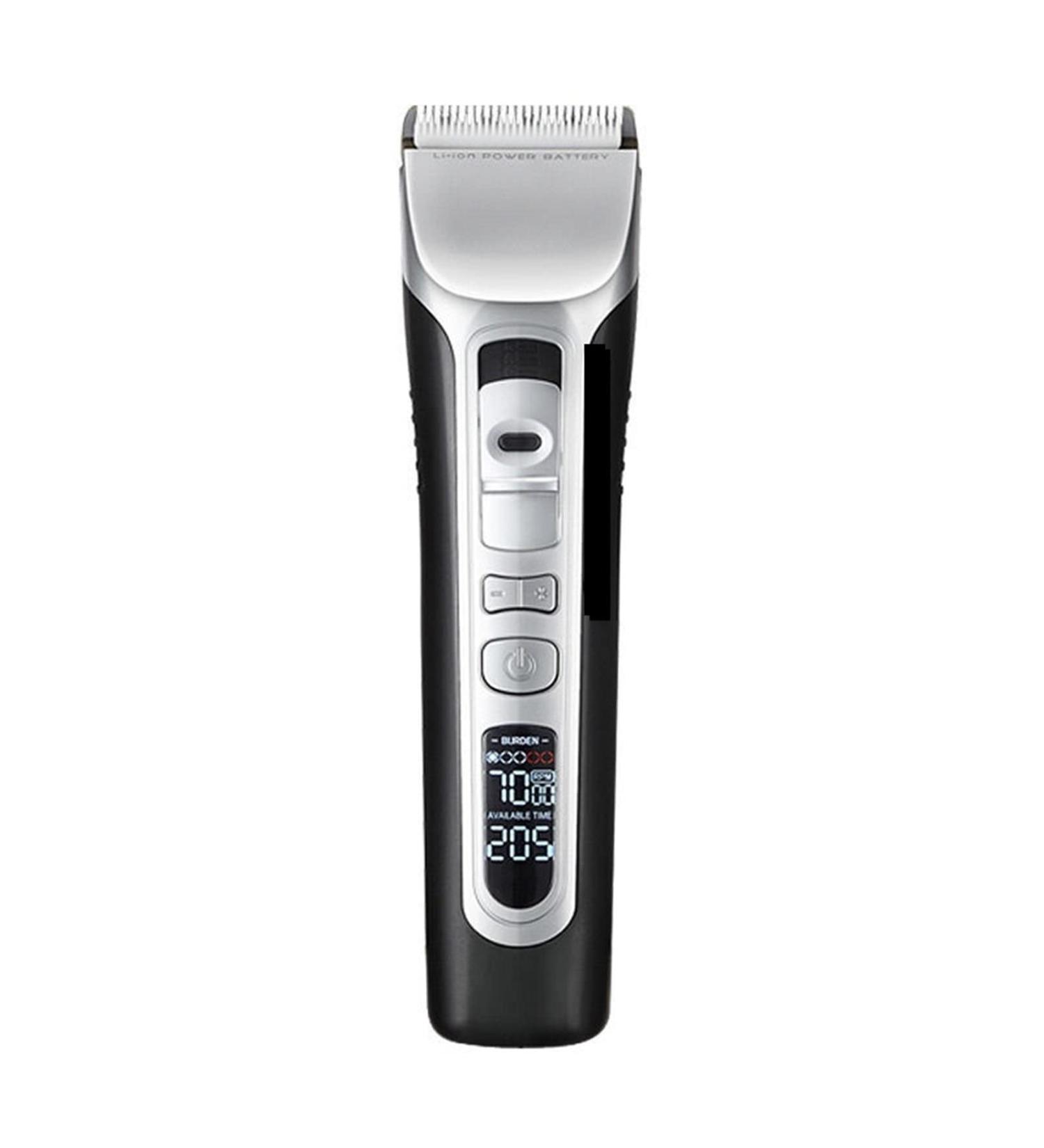 Professional Electric Hair Trimmer for Men - 100V-240V LED Display Clipper with Charger Base | Hair Care & Styling - Buy Online on GoSupps.com