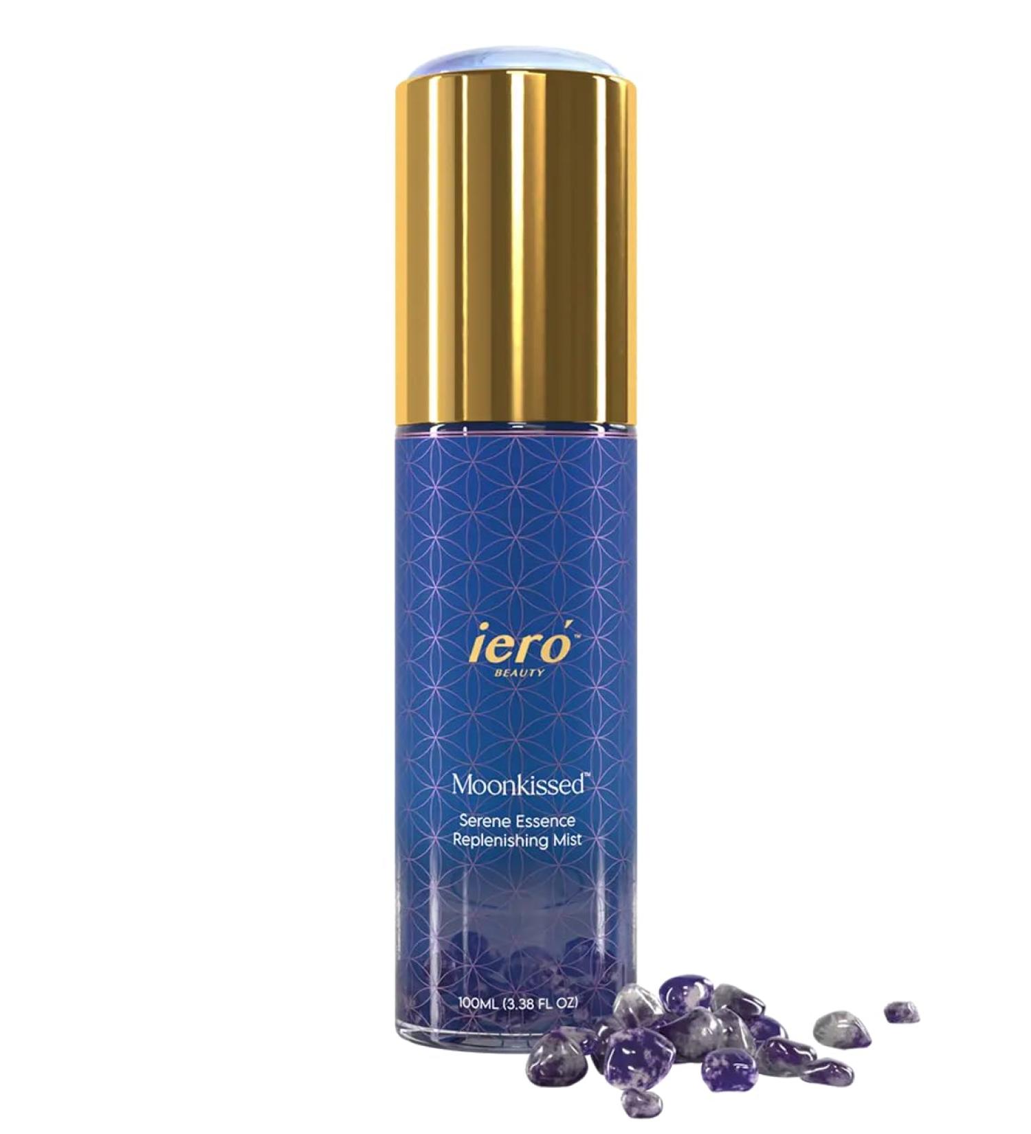 ier Beauty Moonkissed Rose Water Facial Mist | Hydrating & Soothing Makeup Setting Spray | Botanical & Crystal-Infused | Aromatherapy | Made in Italy | 3.38 FL OZ - Buy Online on GoSupps.com