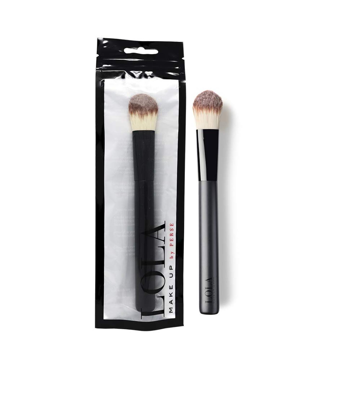Lola make-up of professional foundation brush perfect for applying primers liquids or cream-makeup durable washable vegan animal test-free