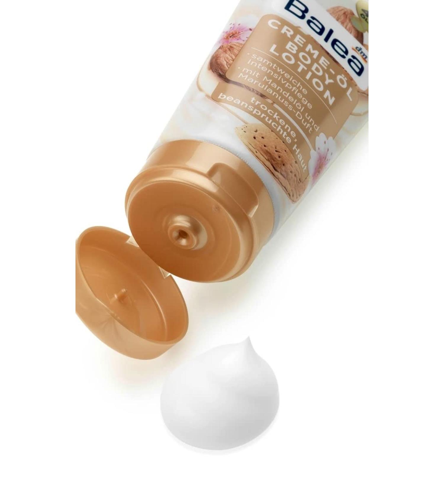 Balea Body Lotion Cream-Oil with Almond Oil | Nourishing Hydration 200 ml - Best International Shipping - Buy Online on GoSupps.com