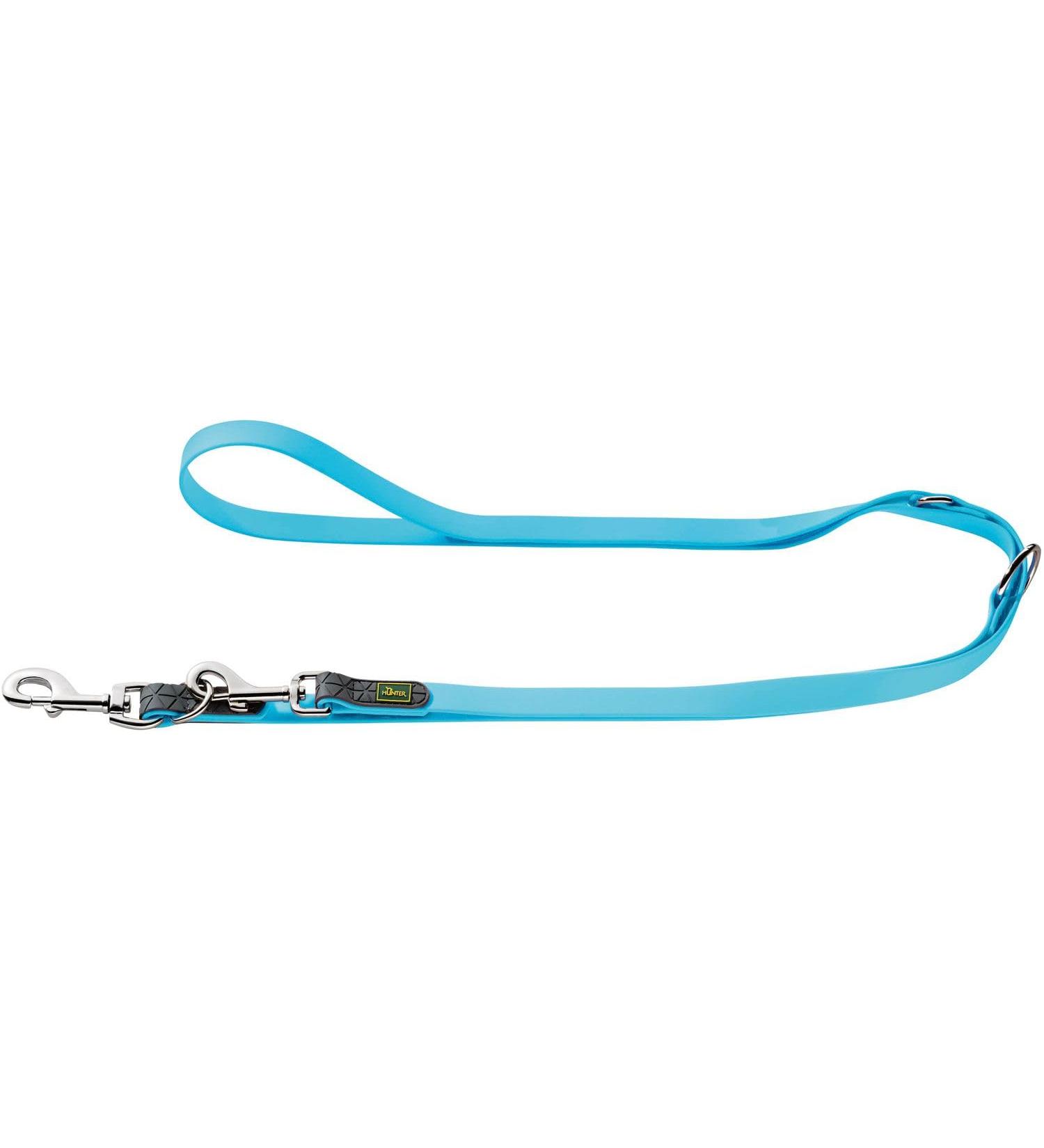 HUNTER CONVENIENCE Adjustable dog leash plastic material 1.5 x 200 cm turquoise turquoise 1.5 x 200 cm