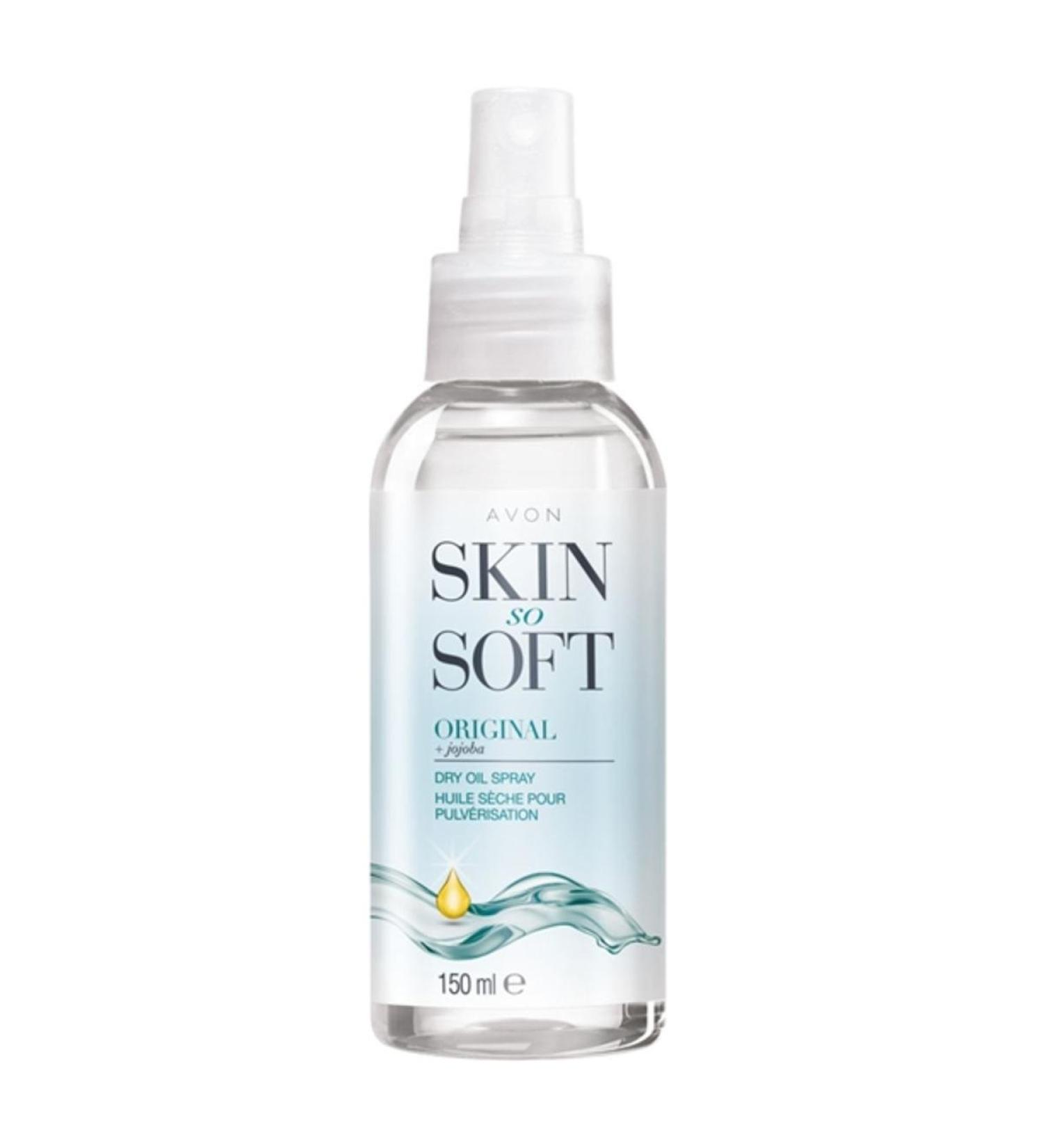 1x 150ml SKIN so SOFT AVON Dry Oil Body Spray ORIGINAL +jojoba insect repellent - Buy Online on GoSupps.com
