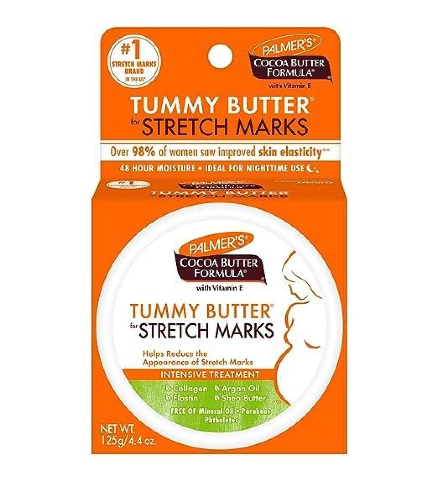 Cocoa Butter Formula Tummy for Stretch Marks - 4.4 Oz | Best Relief for Pregnancy & Weight Gain - Buy Online on GoSupps.com