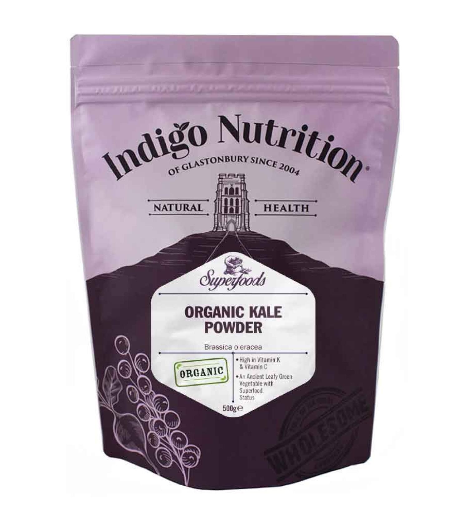 Indigo Herbs Kale Organic Kale Powder 250g - Buy Online on GoSupps.com