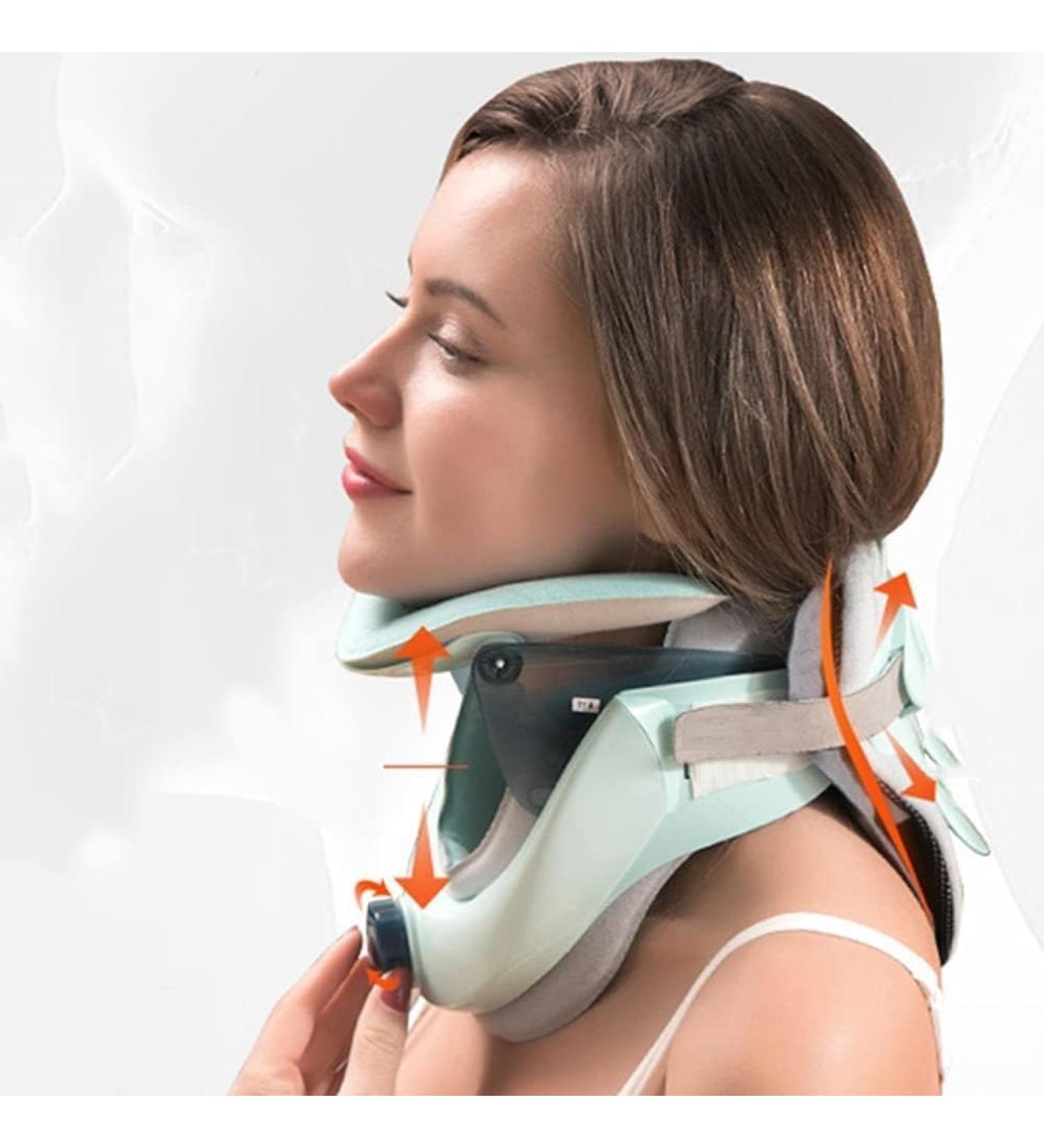JLASDR Adjustable Neck Protector & Cervical Retractor - Inflatable Neck Brace for Spinal Care & Support - Buy Online on GoSupps.com