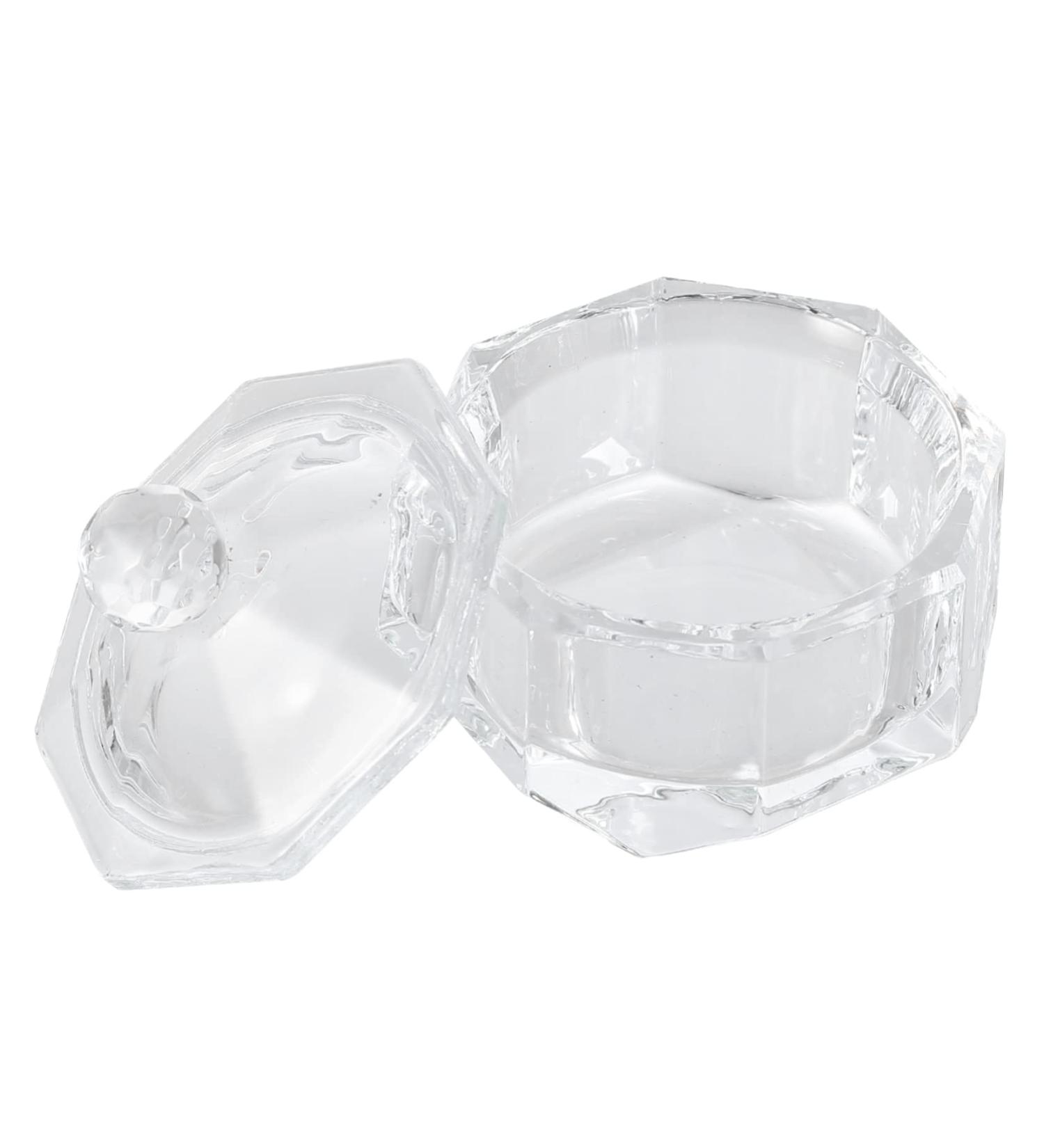 Beavorty Nail Art Crystal Cup Crystal Liquid Nail Dish Nail Glitter Holder Crystal Cup for Nail containers with lids monomer Liquid Bowl Crystal Nail Cup Crystal Glass k5 Nail Pen Manicure - Buy Online on GoSupps.com