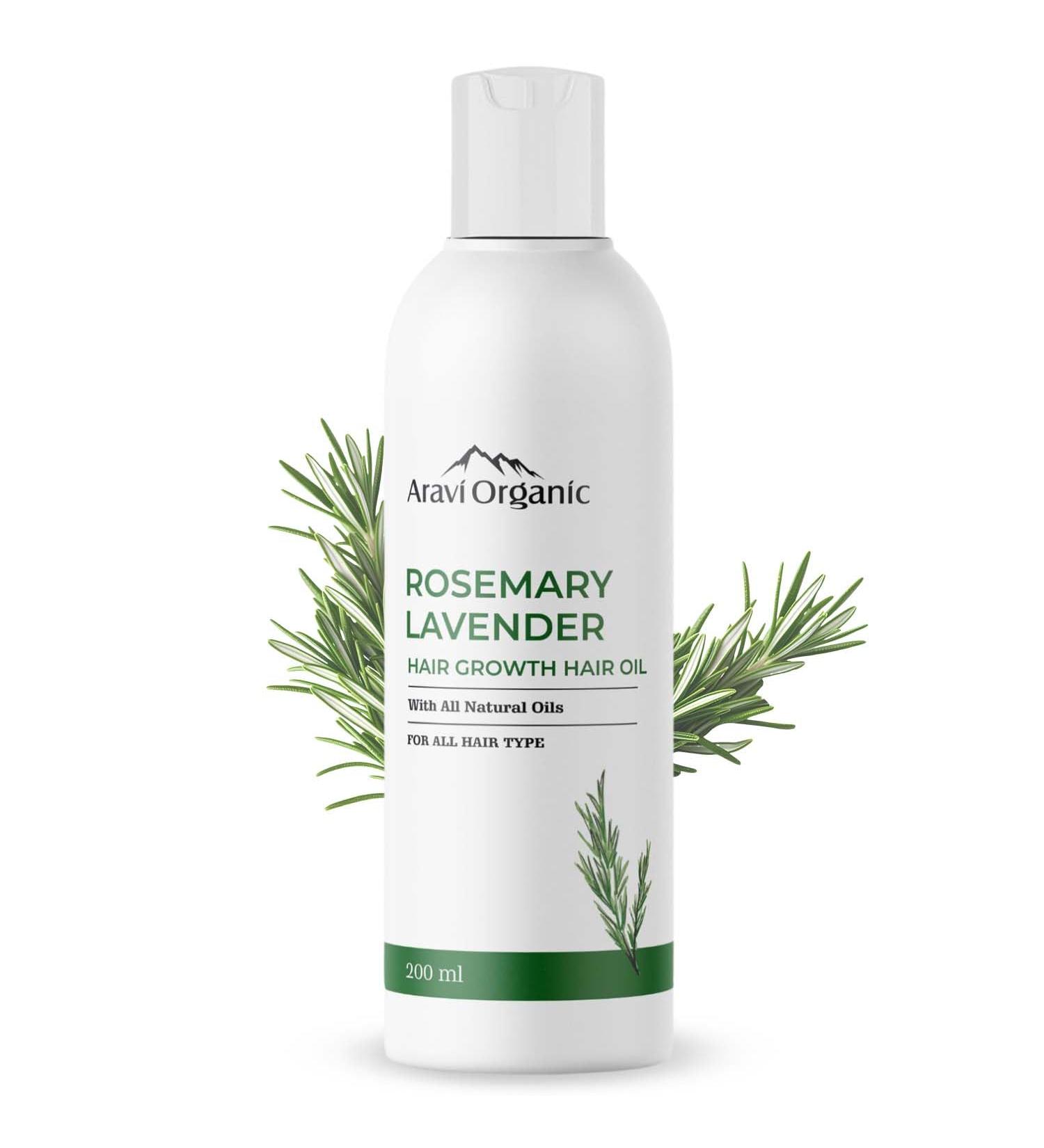 Buy 100% Pure Rosemary Lavender Hair Oil - Promote Hair Growth & Control Hair Fall - Natural Oil for Healthy Scalp & Hair - 6.7 FL Oz (200 ml) - International Shipping - Buy Online on GoSupps.com