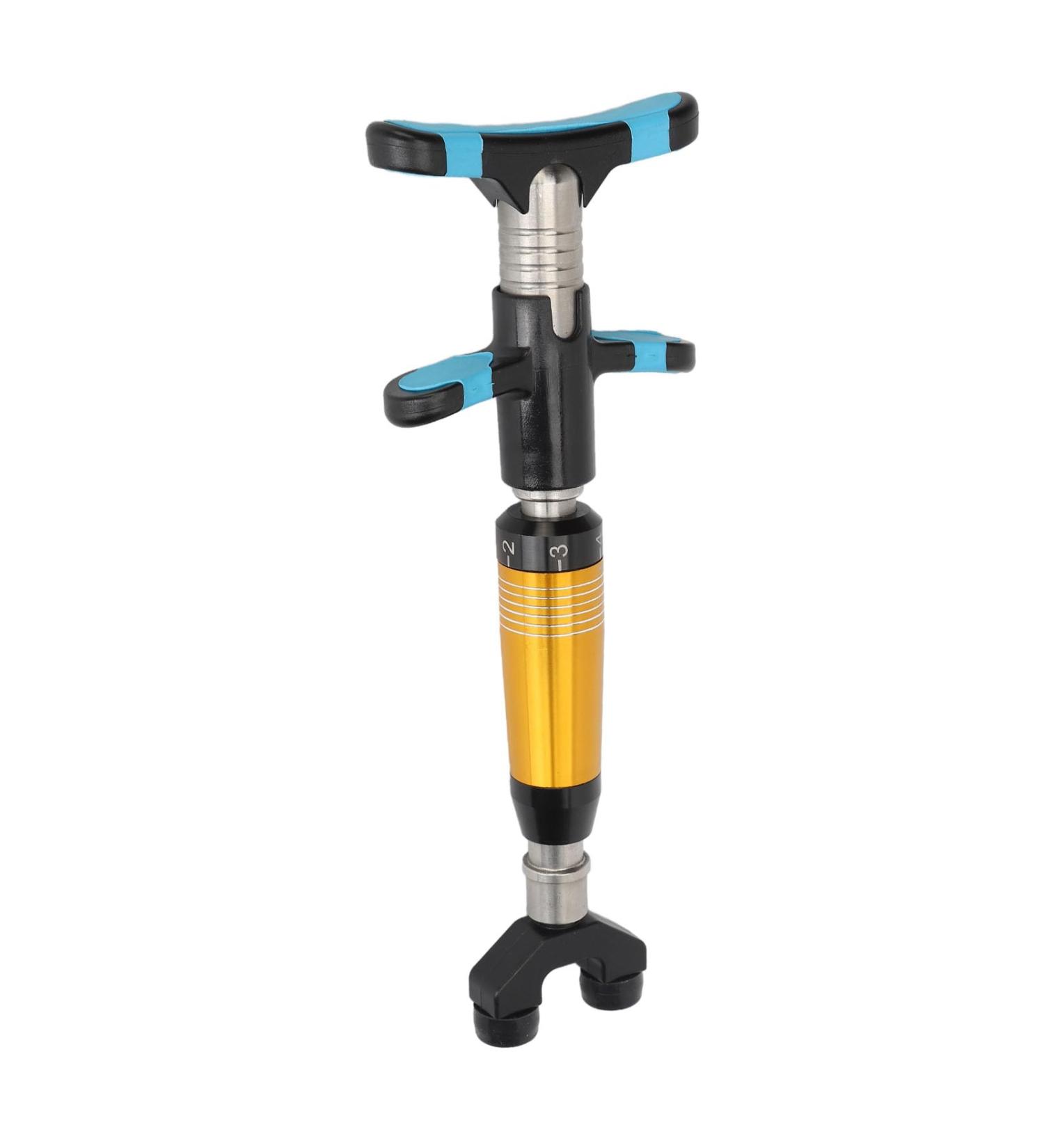 Six-Stage Manual Orthopedic Pistol with 4 Heads | Chiropractic Massage Tool for Joint Pain Relief - Buy Online on GoSupps.com
