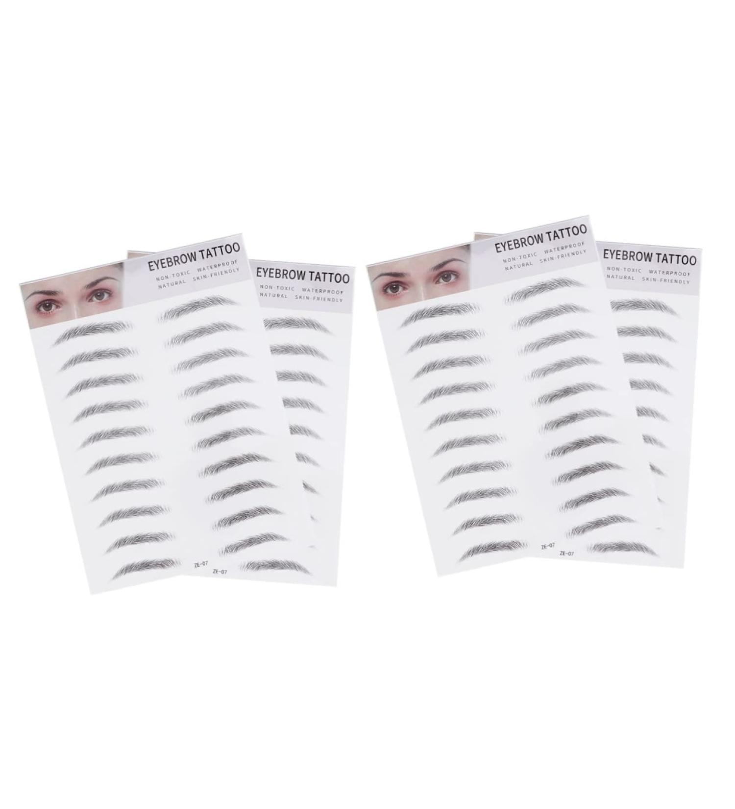 Beavorty 4 Pcs 3d Eyebrow Stickers Cosmetology Kit Ladies Suits Natural Eyebrow Shaper Simple 6d The Lazy 1 count (Pack of 1) Blackx2pcs - Buy Online on GoSupps.com