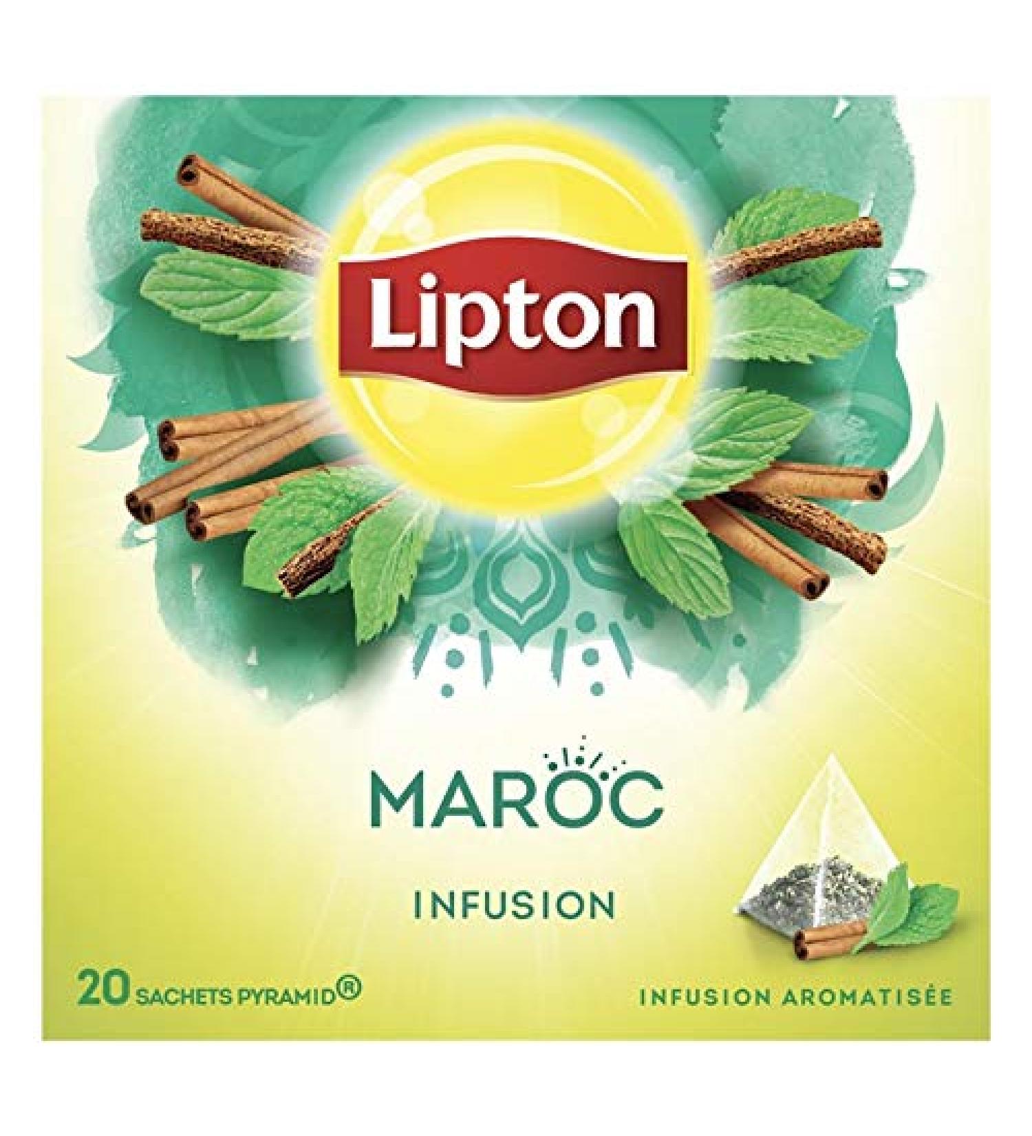 Lipton - Infusion Morocco 40G - Set of 4 - Lot Price - Delivery in Metropolitan France - Buy Online on GoSupps.com