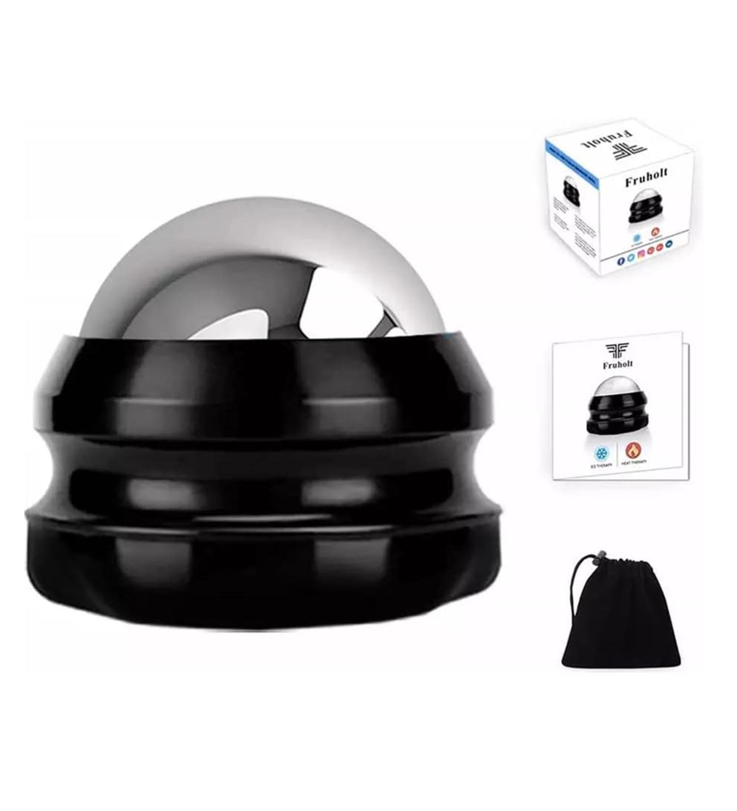 Buy Phcomrich Black Stainless Steel Massage Ball - Handball Scooter & Hot/Cold Compress Massager Online - Buy Online on GoSupps.com